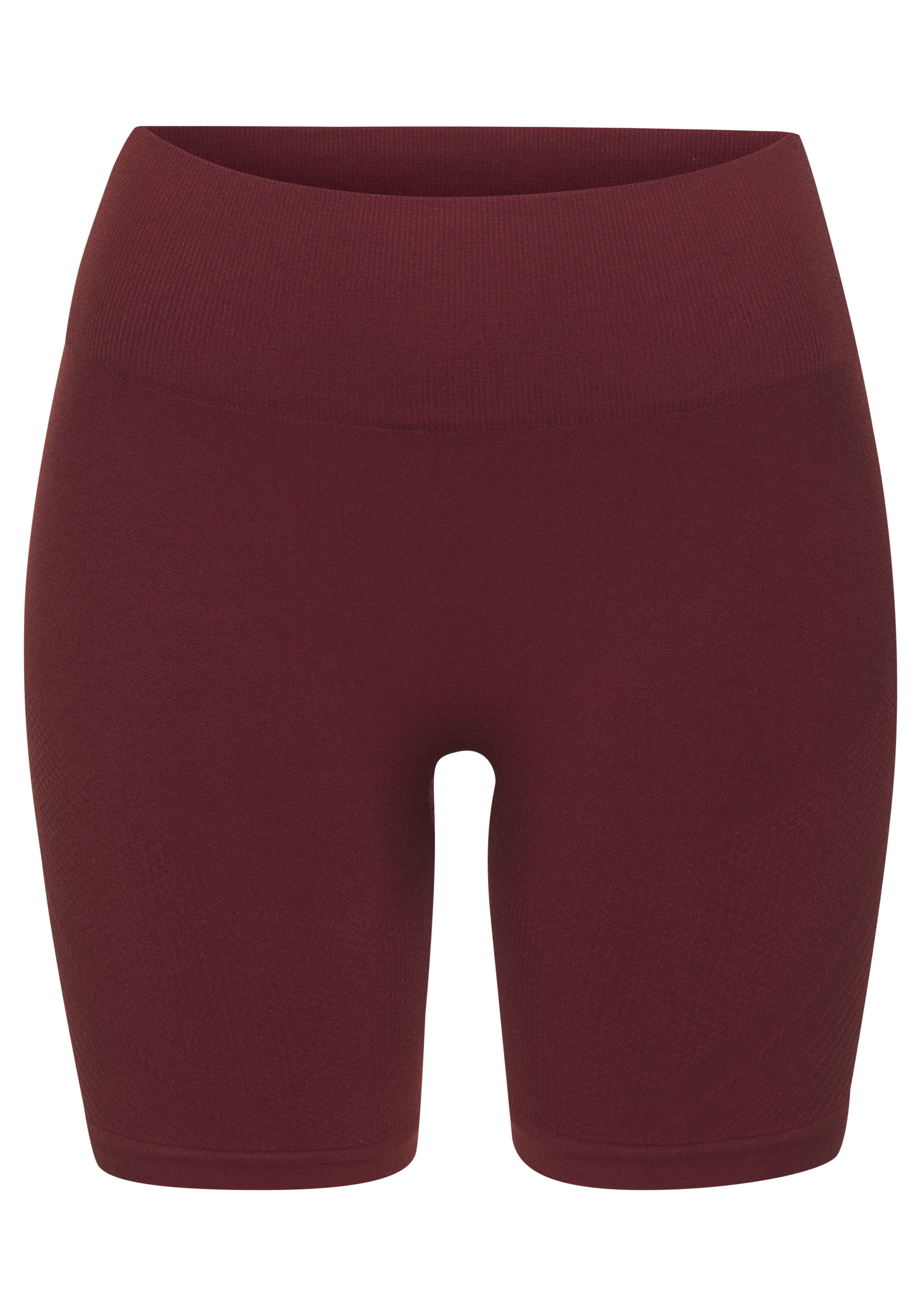 Lascana Functionele short Po Push Up met ribstructuur en shaping-effect sportshorts