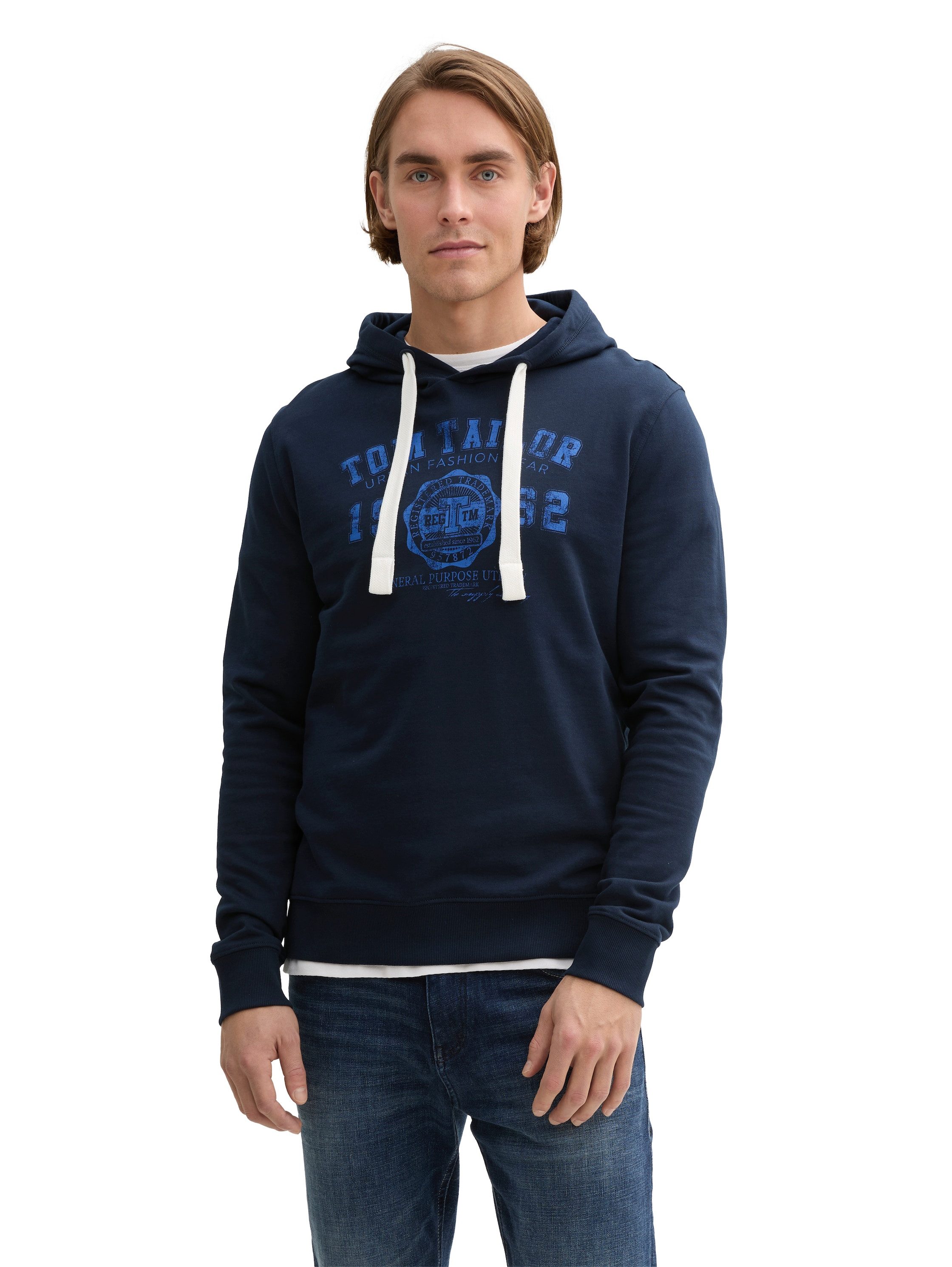 Tom Tailor Hoodie met logoprint