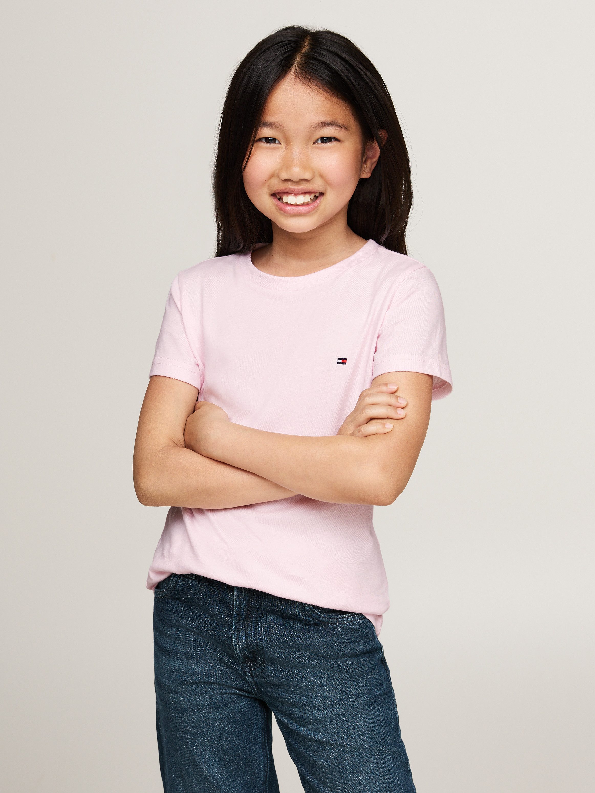 Tommy Hilfiger Underwear T-shirt 2P CN TEE SS met geborduurd logo (2-delig, Set van 2)