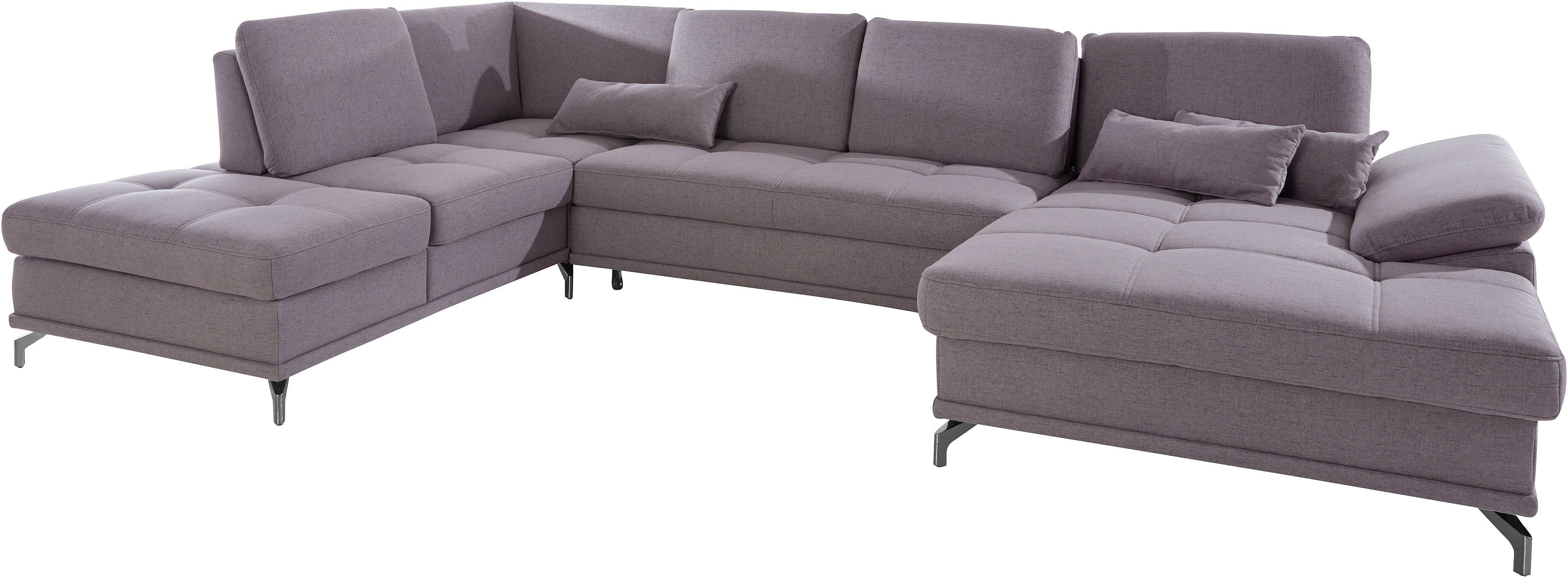 Places of Style Zithoek Costello U-vorm, met zitdiepteverstelling, armleuningverstelling en