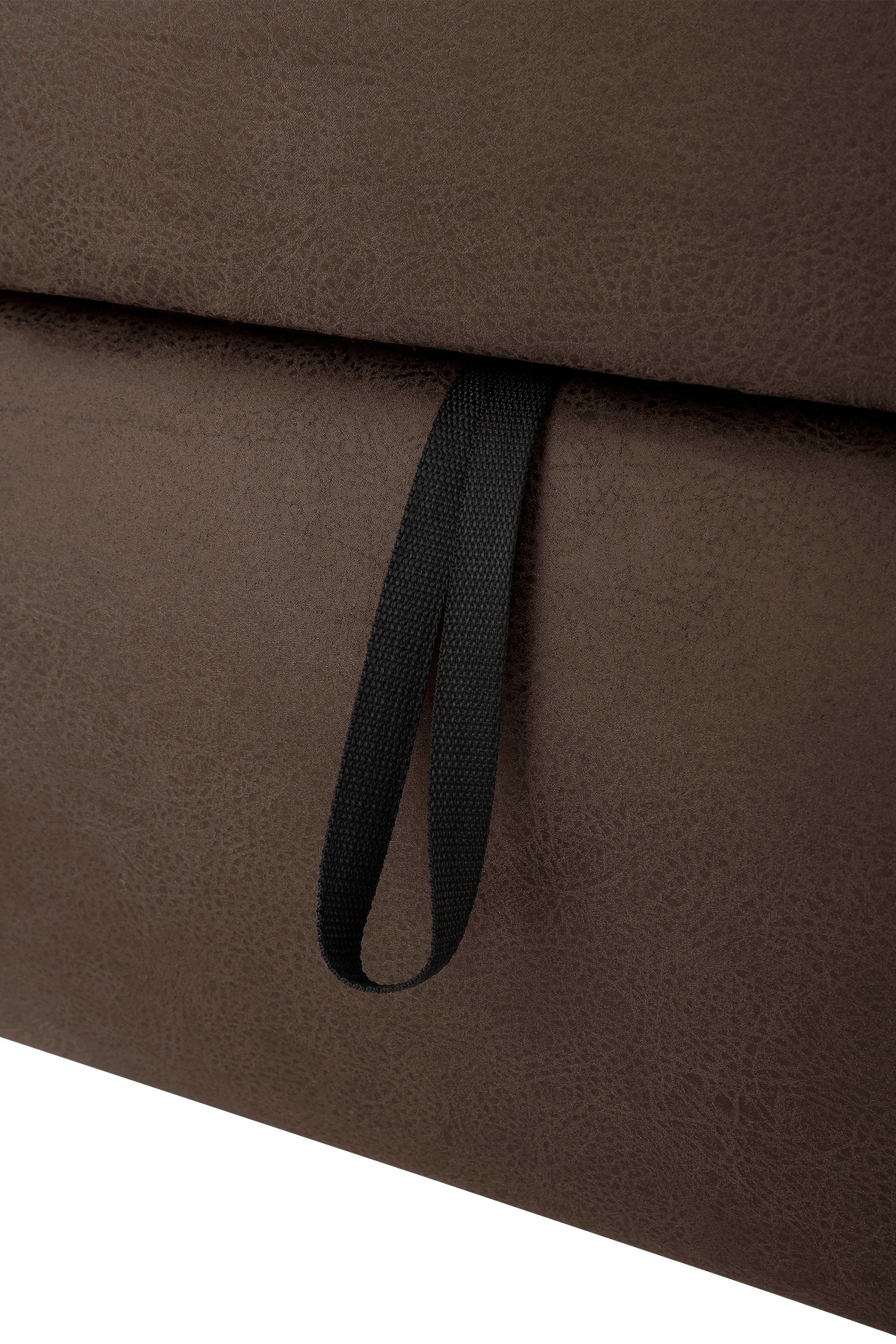 INOSIGN Hoekbank Avesa L-vorm Naar keuze met arm- en slaapfunctie, bxdxh: 275x211x80 cm