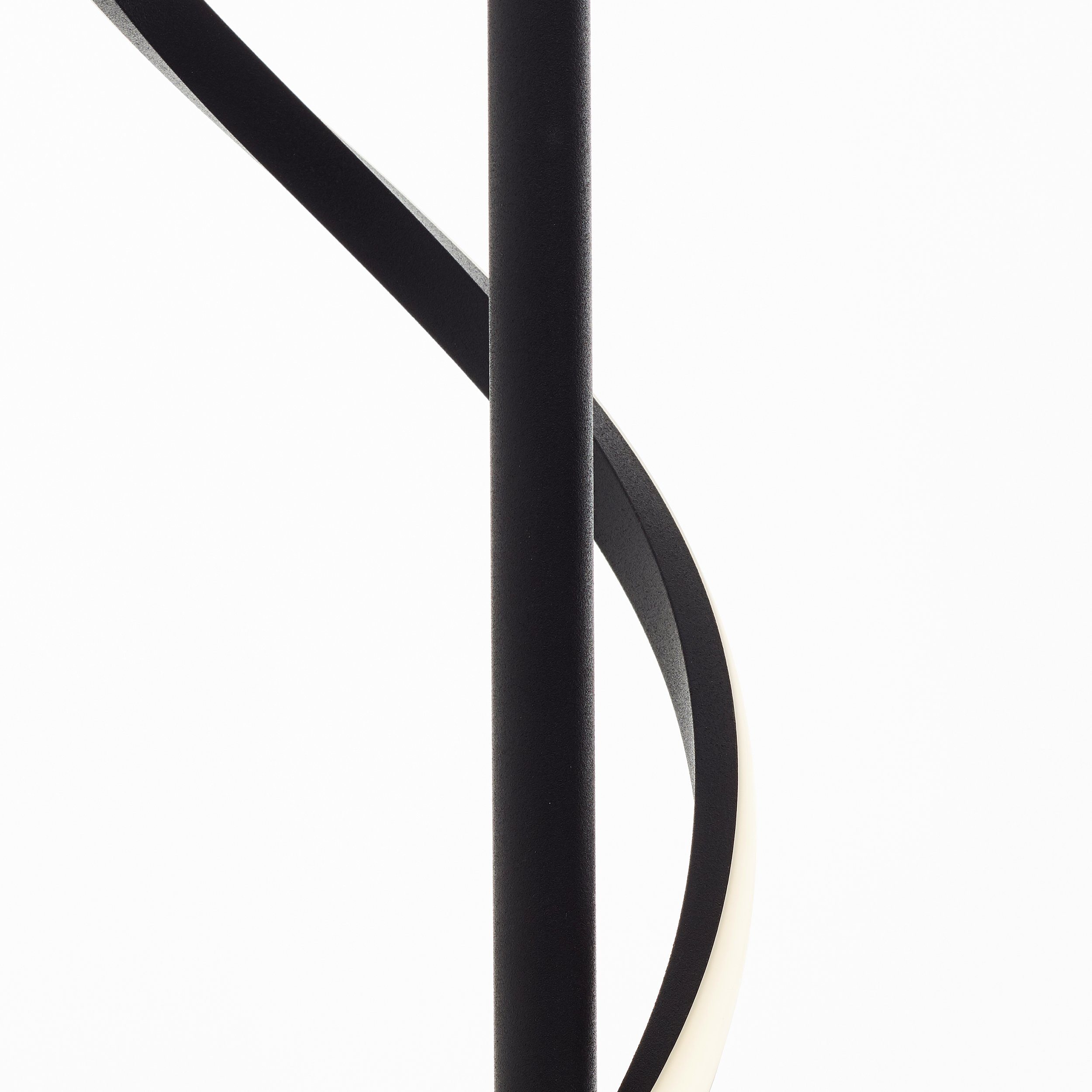 Brilliant Leuchten Staande ledlamp Eunice 150 x 20 cm, 1700 lm, 4000 k, metaal, mat zwart