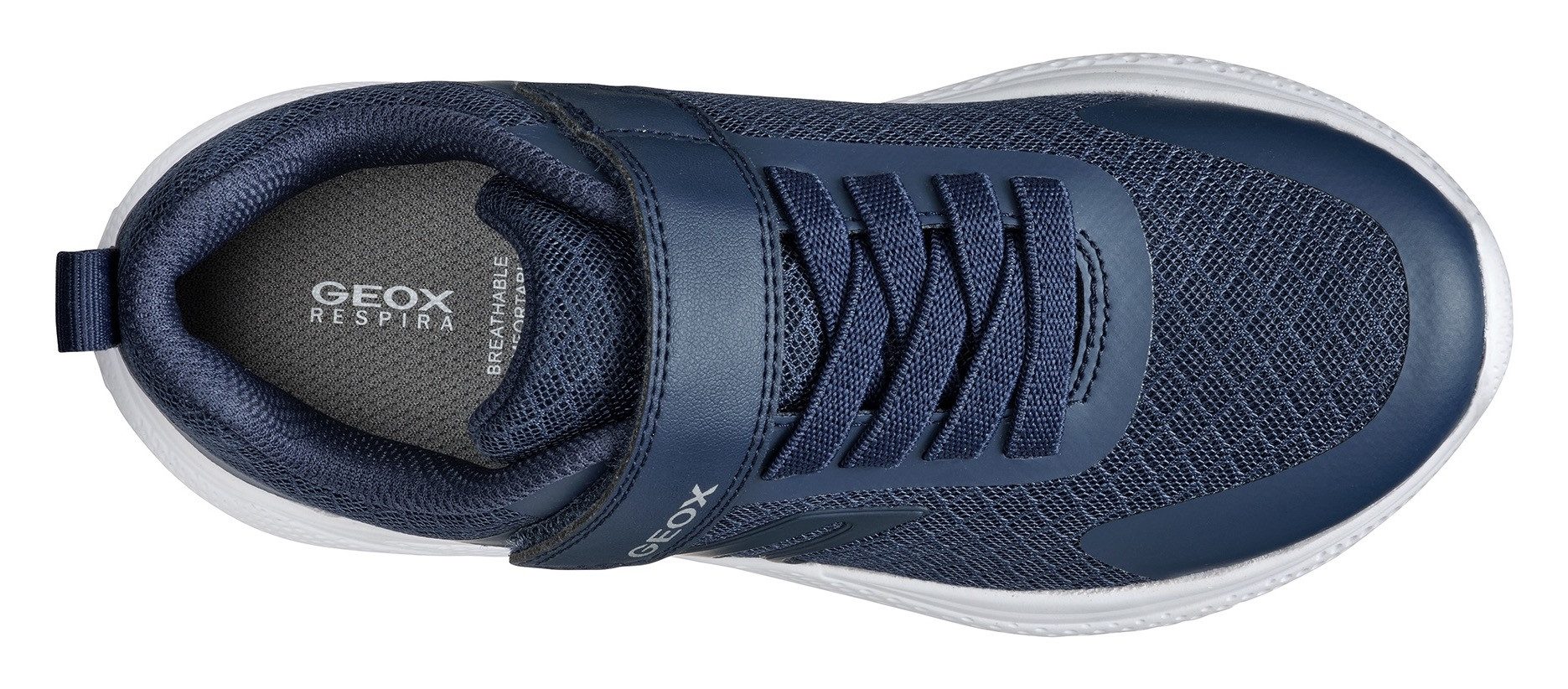 Geox Sneakers J SPRINTYE BOY , slip-on sneaker, klittenbandschoen, vrijetijdsschoen in casual look