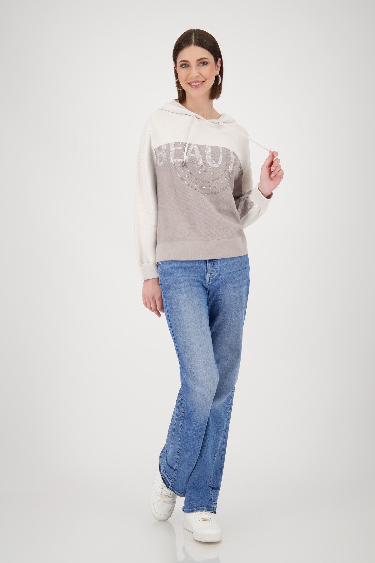 Monari Capuchontrui Pullover Beauty Colorblock