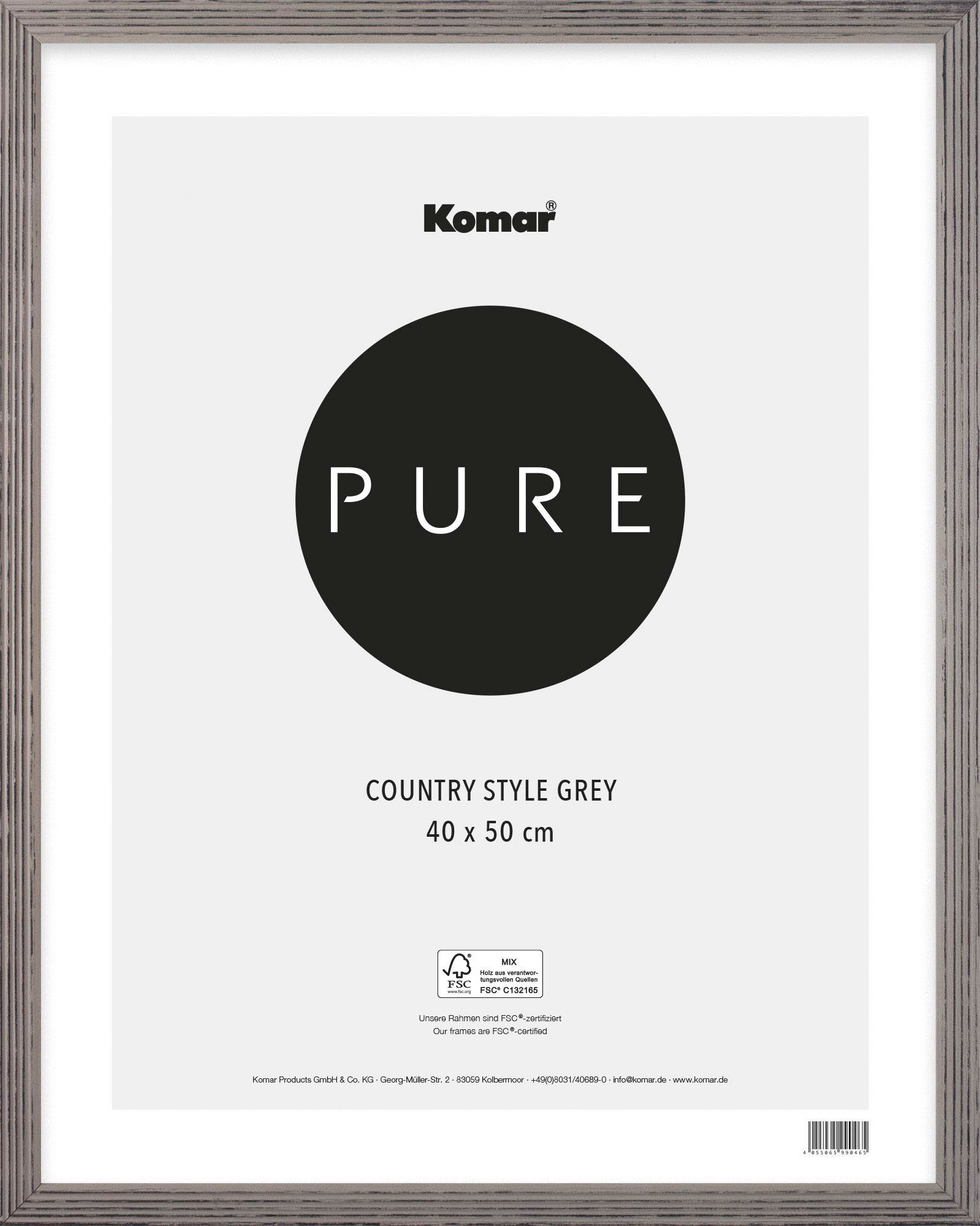 Komar Fotolijstje Country Style Holz Echt houten frame met hoogtransparant acrylglas