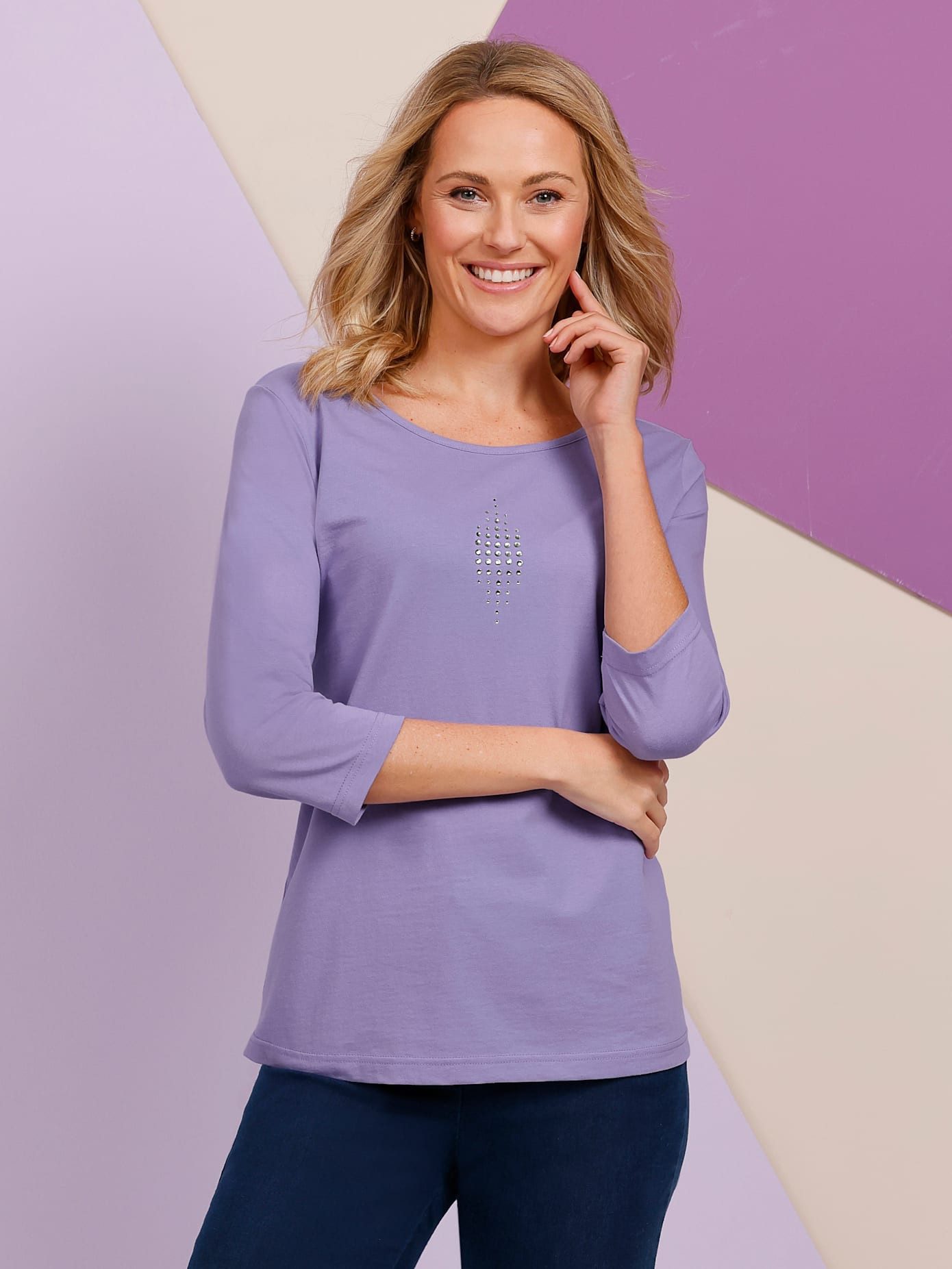 Classic Basics Shirt met 3 4 mouwen Set van 2 shirts (2-delig)