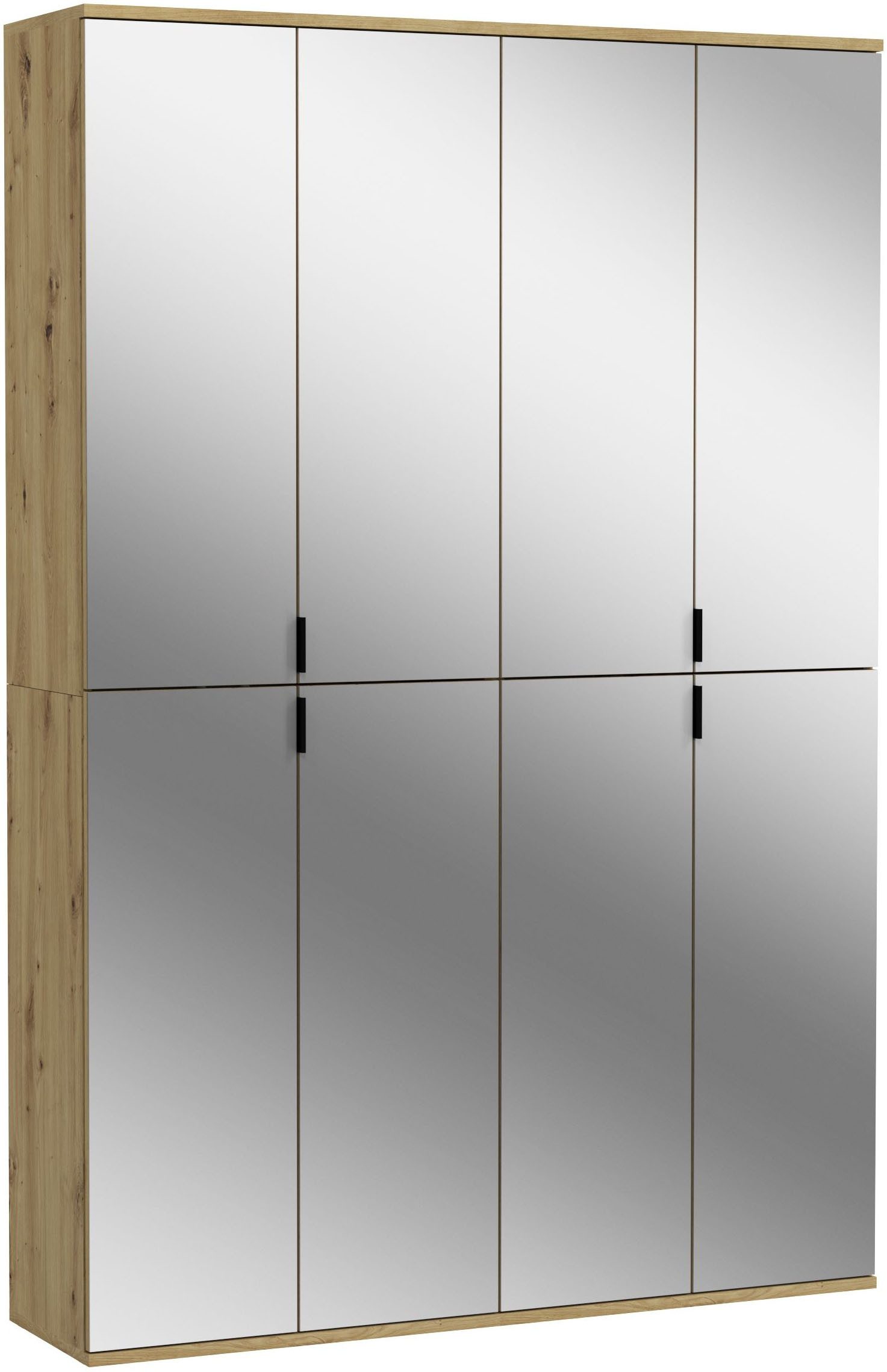 INOSIGN Halmeubelset Trondheim, Breedte 122 cm, bestaande uit 2 Kasten, 8 Deuren, 18 Vakken (set, 2-delig)