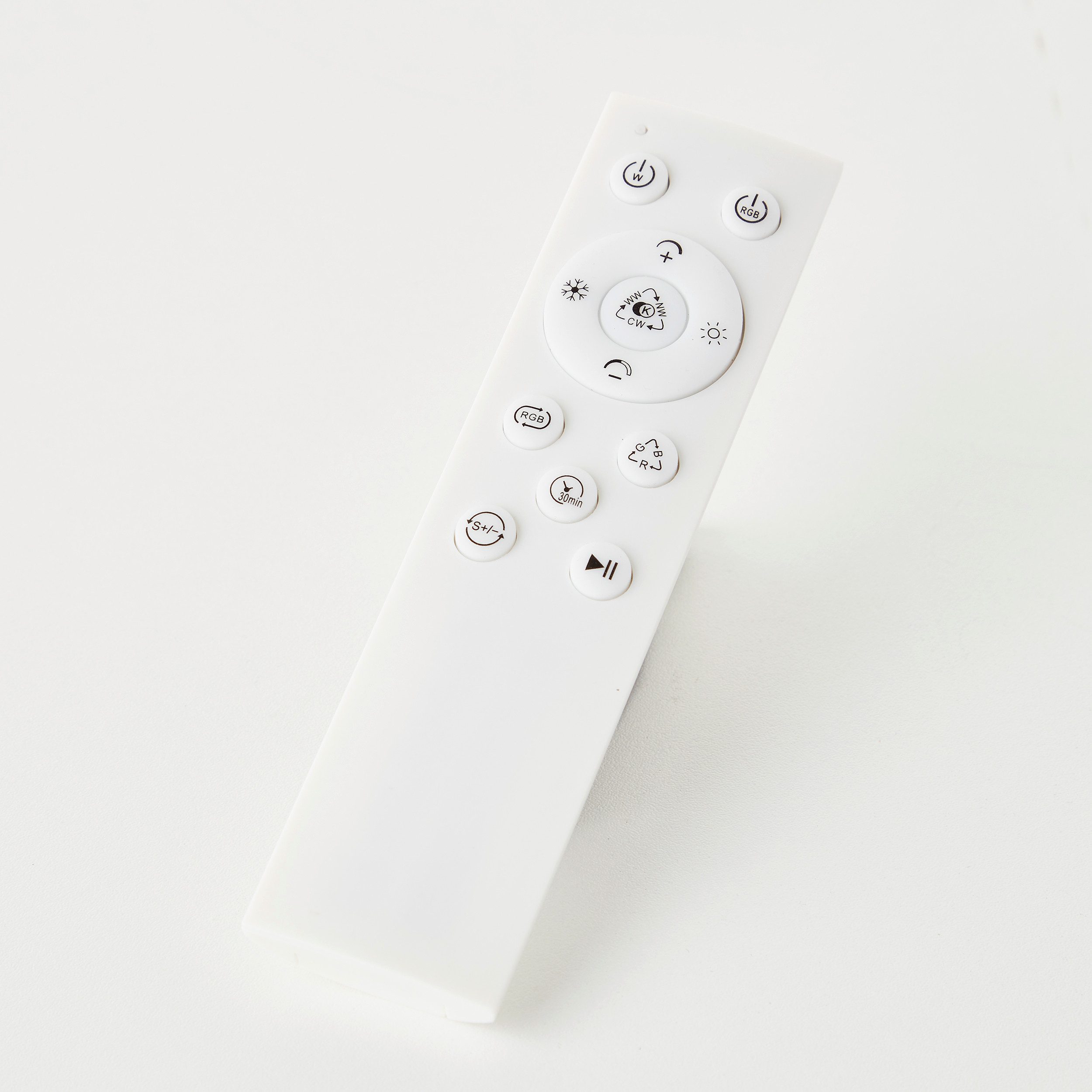 Brilliant Leuchten Led-plafondlamp Briston 45 x 45 cm, 2500 lm, 3000-6500 k, ic-rgb, dimbaar, aluminium, wit