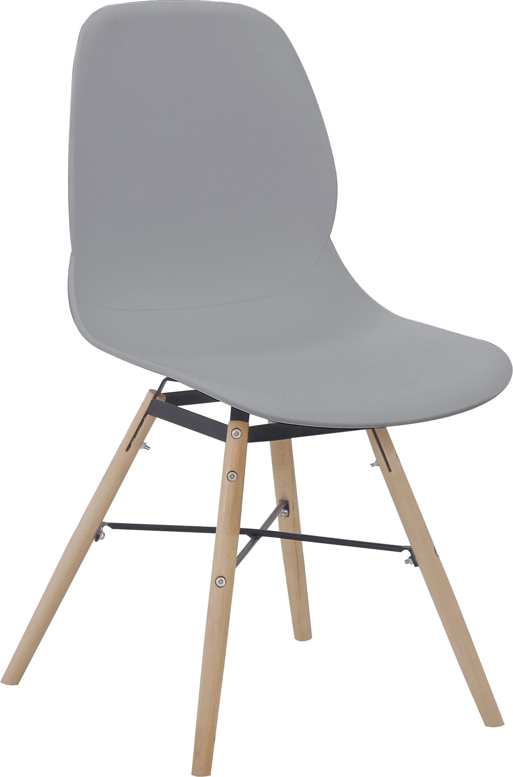 Kayoom Stoel met 4 poten Stoel Amy 110 2-delige set, praktisch set, comfortabele kunststofstoel (set, 2 stuks)