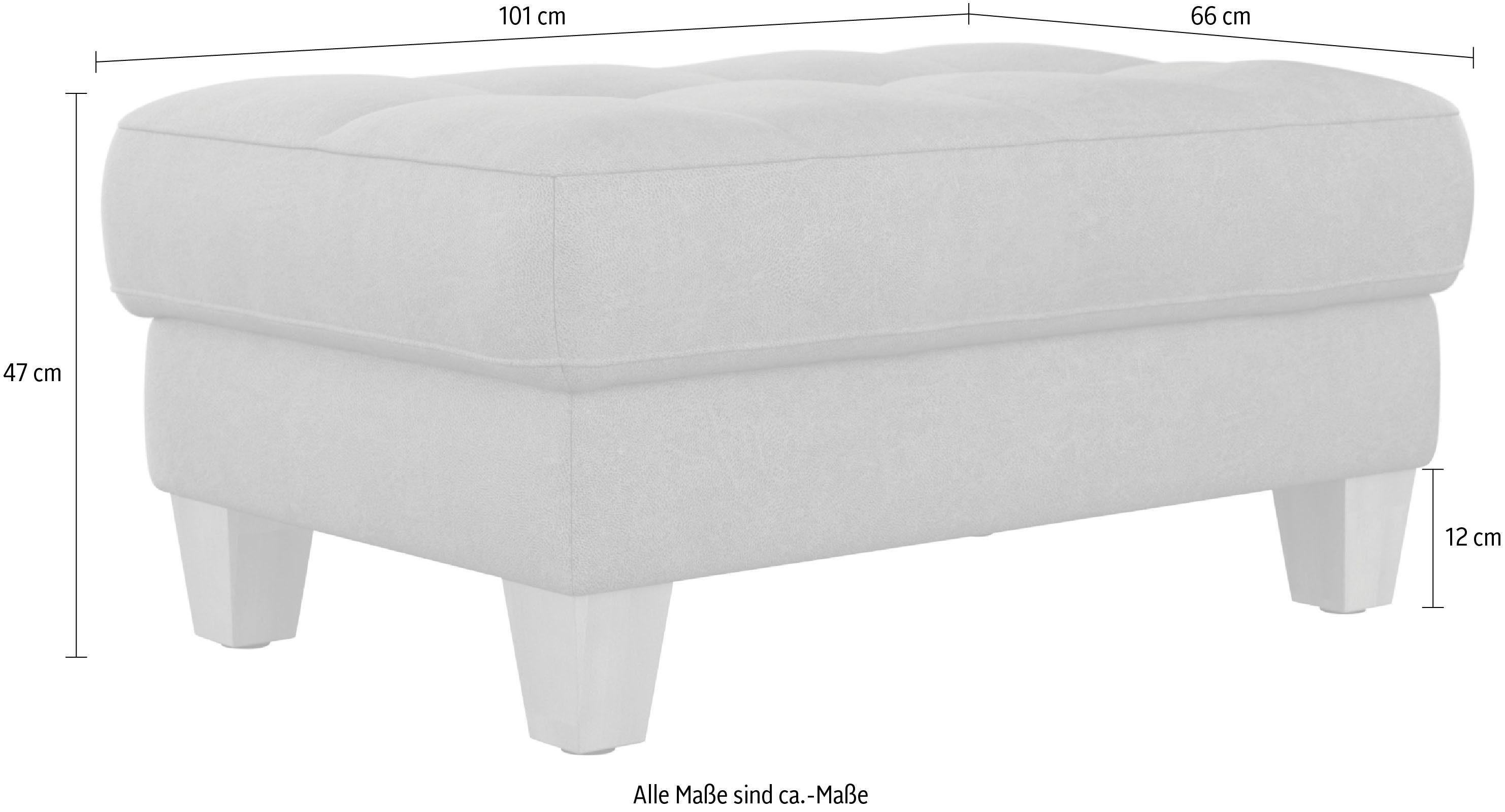 sit&more Hocker met bergruimte Westham naar keuze met/zonder binnenvering