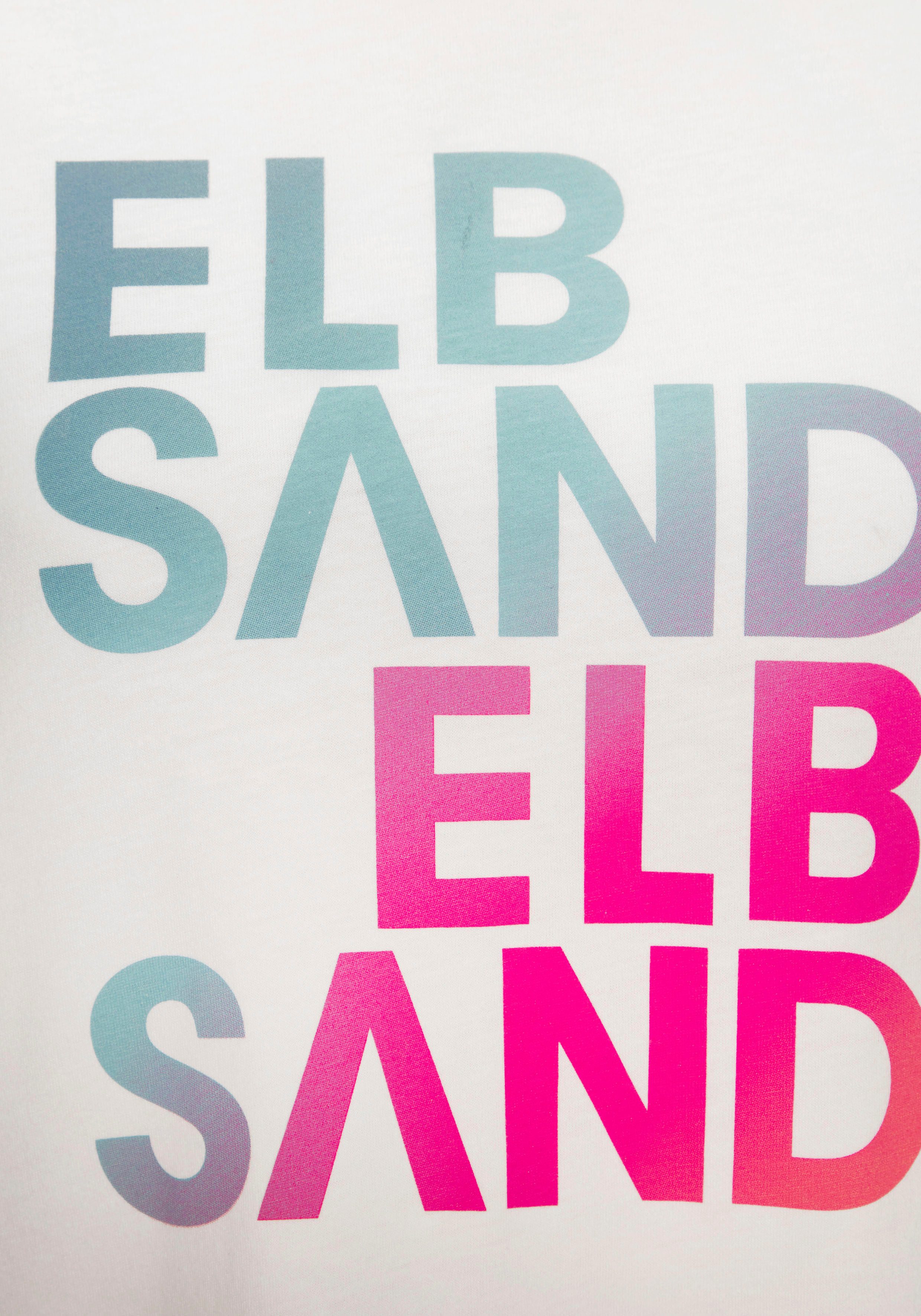 Elbsand T-shirt met logoprint