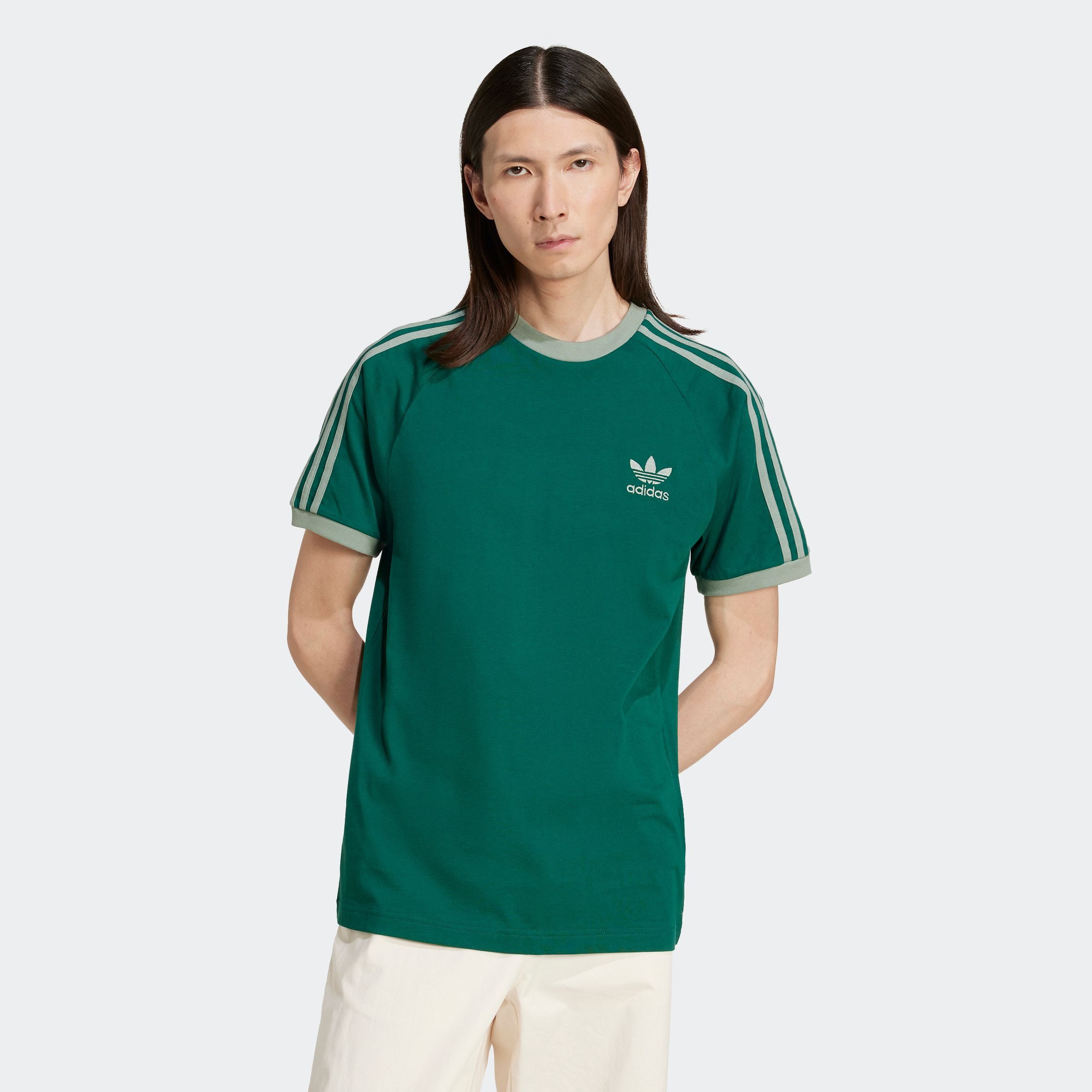 adidas Originals T-shirt 3-STRIPES TEE drie-strepen t-shirt