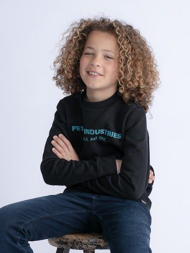 Petrol Industries Sweatshirt jongens sweatshirts maat 140 zwart