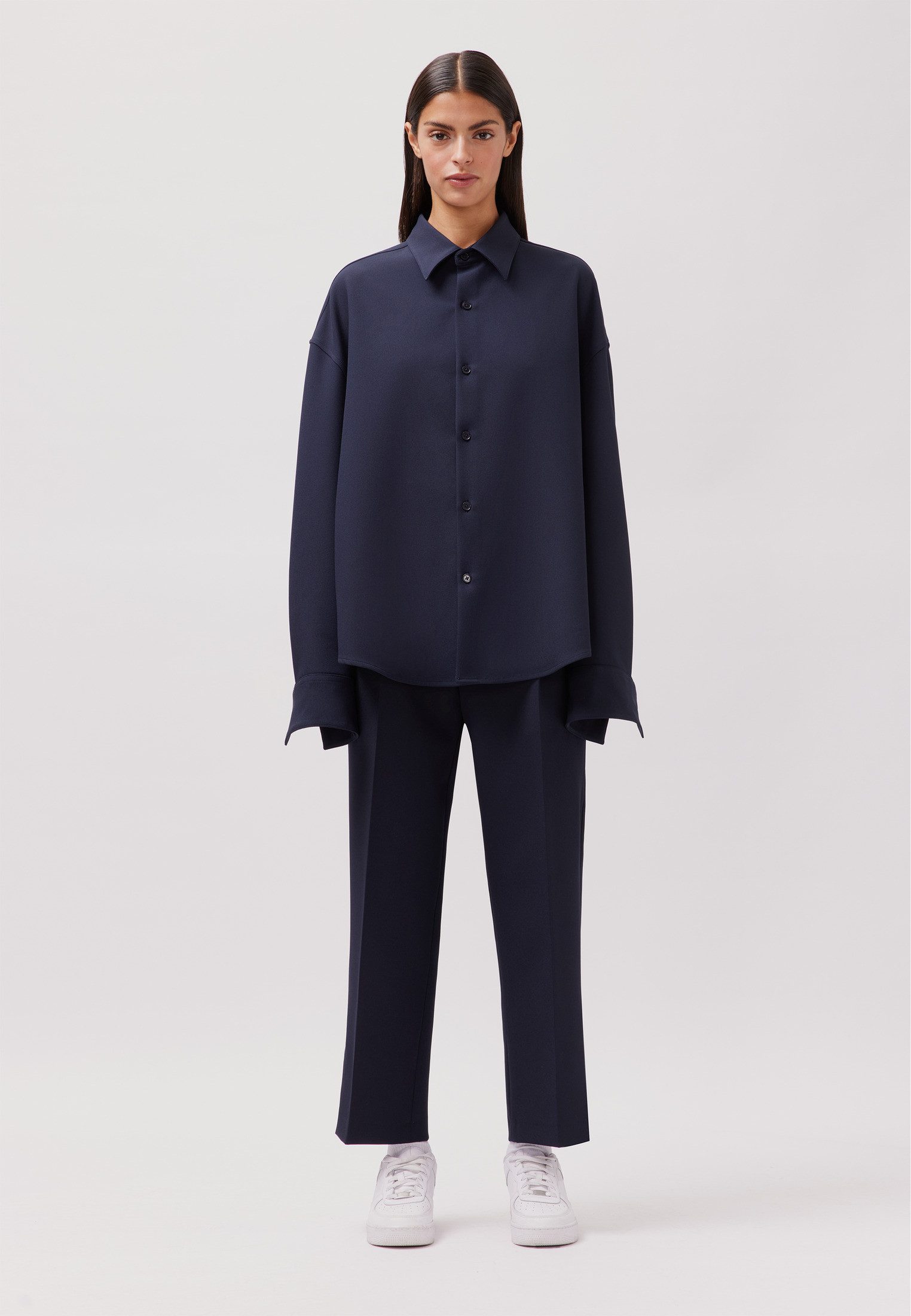 studio seidensticker Businessoverhemd Oversized 1/1 Kentkraag effen