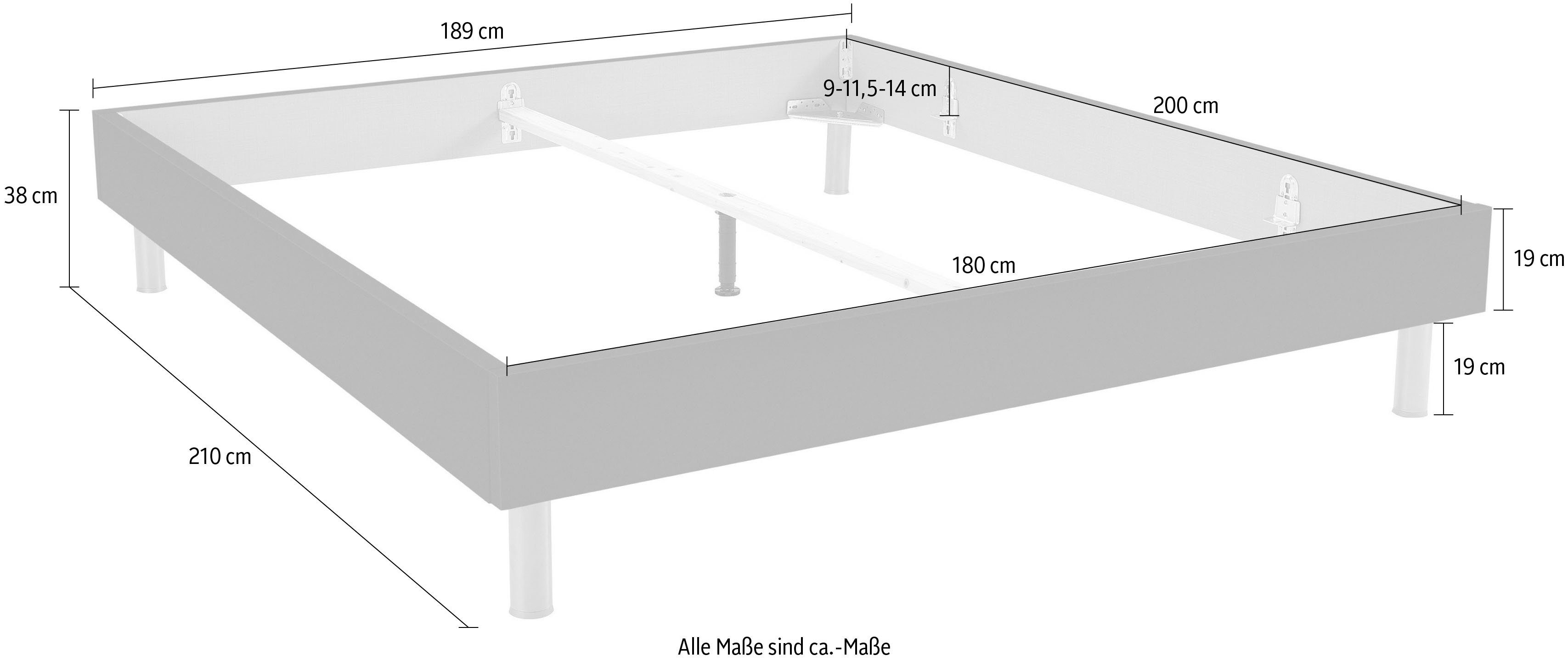 Wimex Bed Easy, grote keuze aan maten en kleuren, ook in comforthoogte