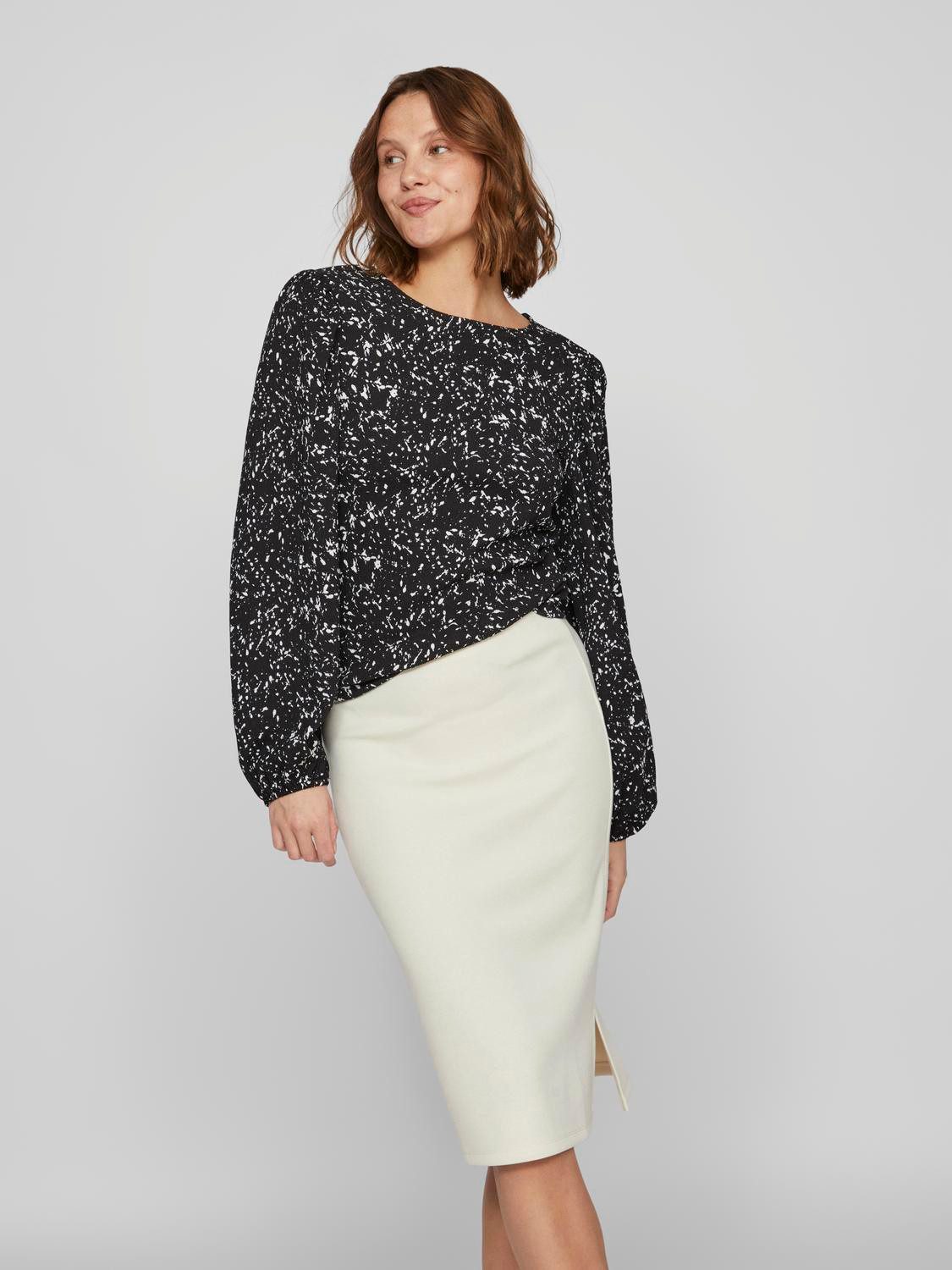 Vila Shirt VIPEFFI DEW L/S TOP - NOOS