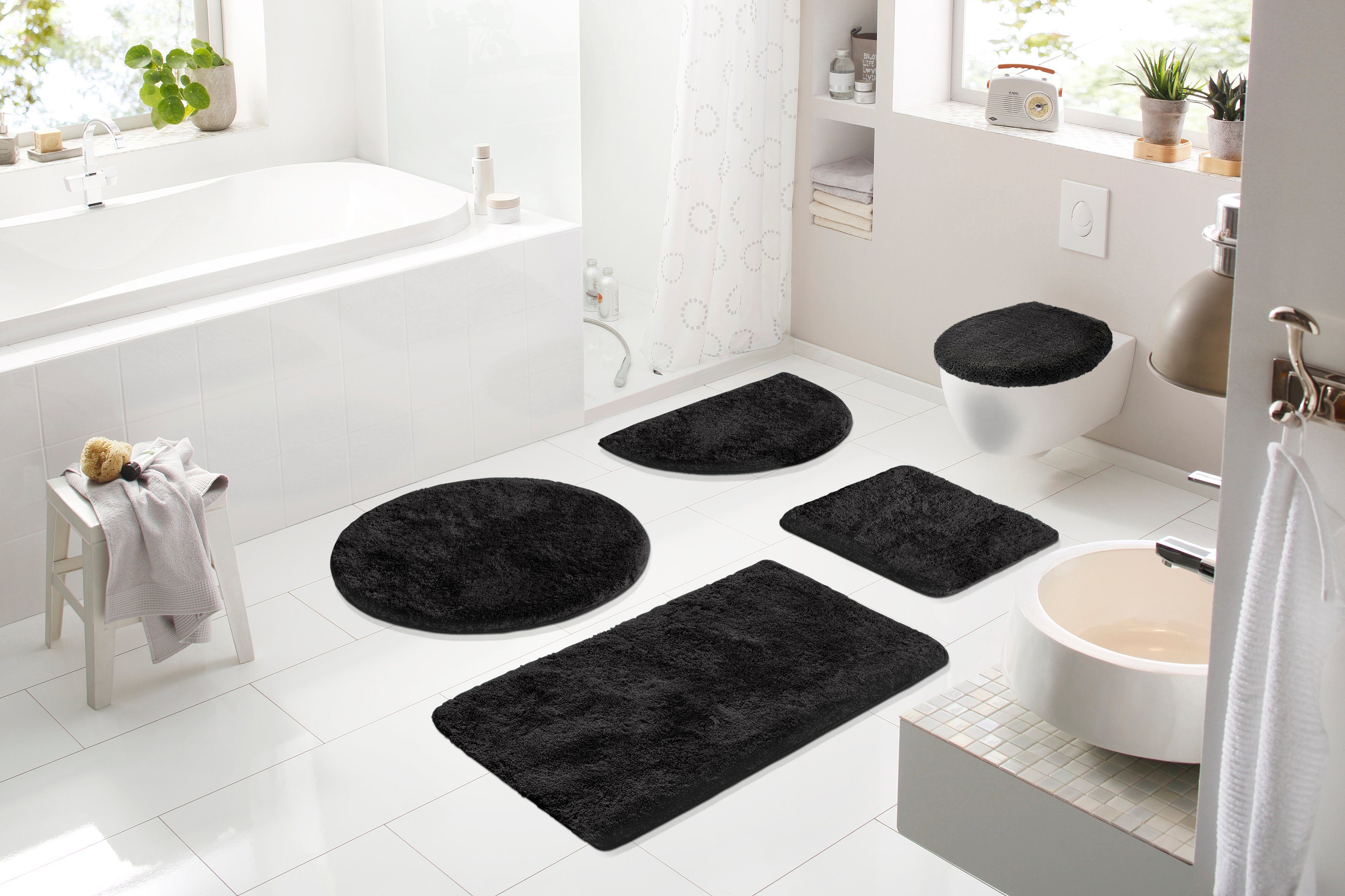 Grund Badmat Melos gemêleerde look, zeer zachte pool, melange-effect, made in europe