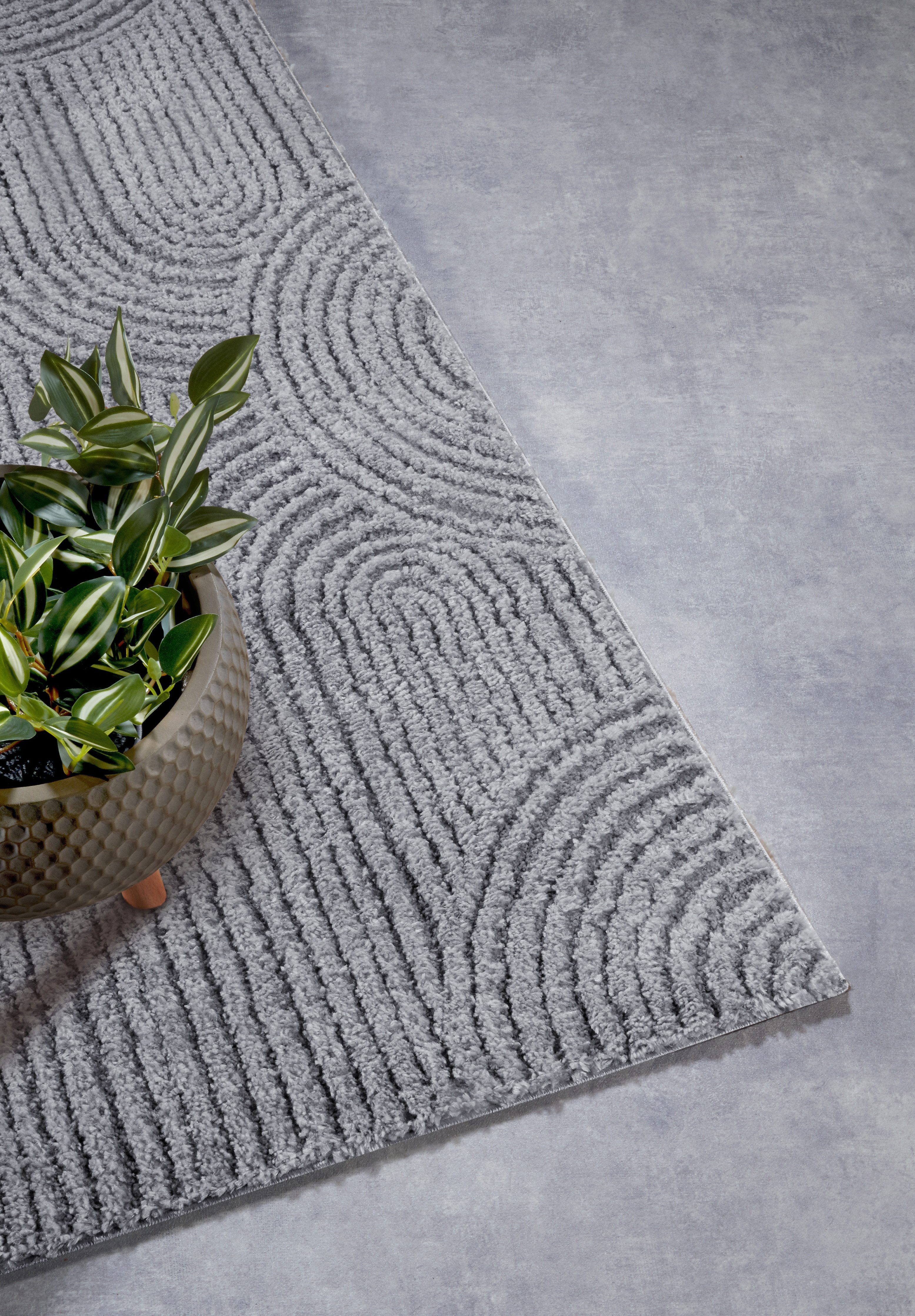 ELLE DECORATION Design-vloerkleed Chappe Shaggy, loper, pluizig, zacht, hoogpolig, modern, hoog-laag effect
