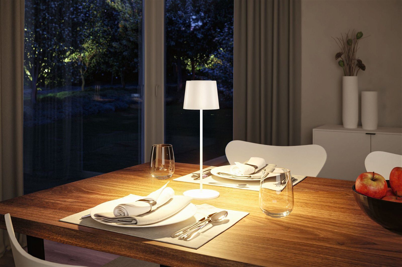 Paulmann Led-tafellamp voor buiten Acculamp Gilo IP44 dimbaar (1 stuk)
