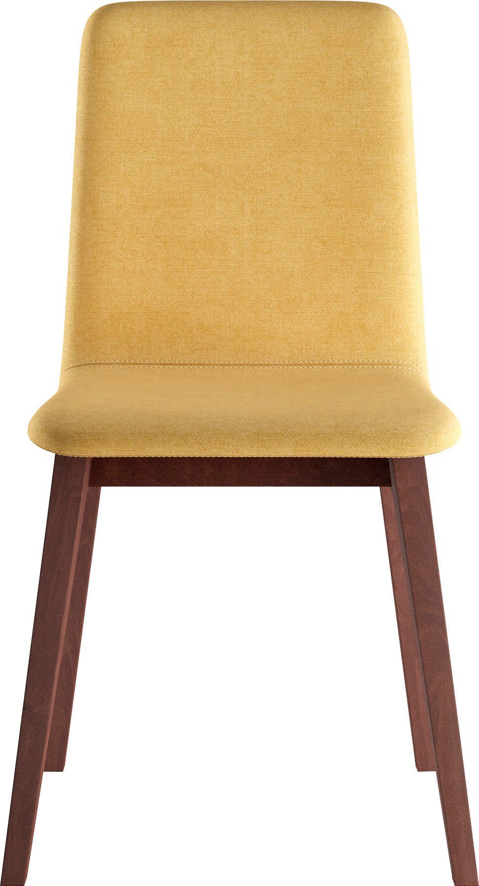 INOSIGN Stoel Sandy met verschillende stoelpootkleuren en kleurvarianten, zithoogte 47 cm (2 stuks)