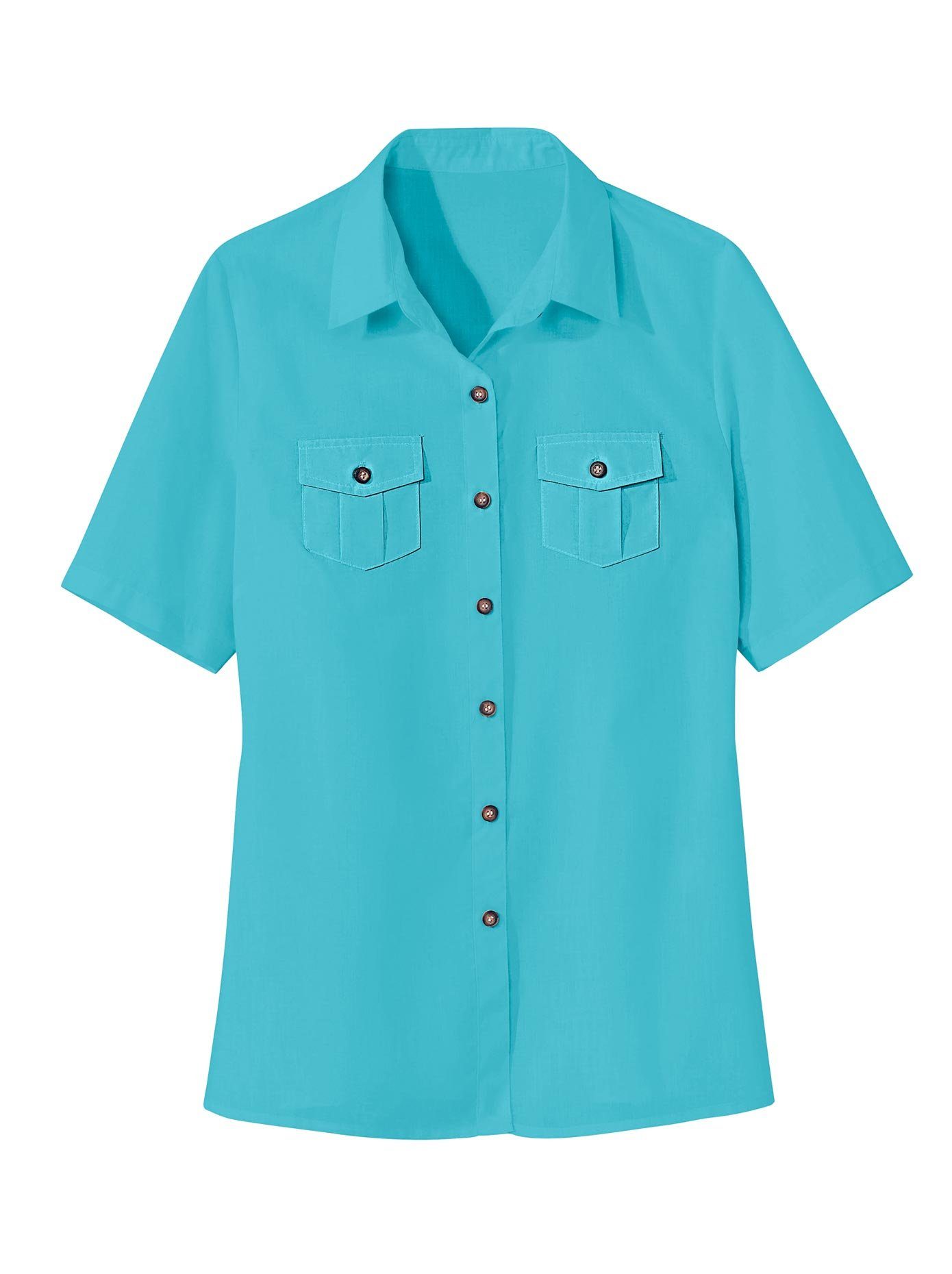 Classic Basics Blouse met korte mouwen