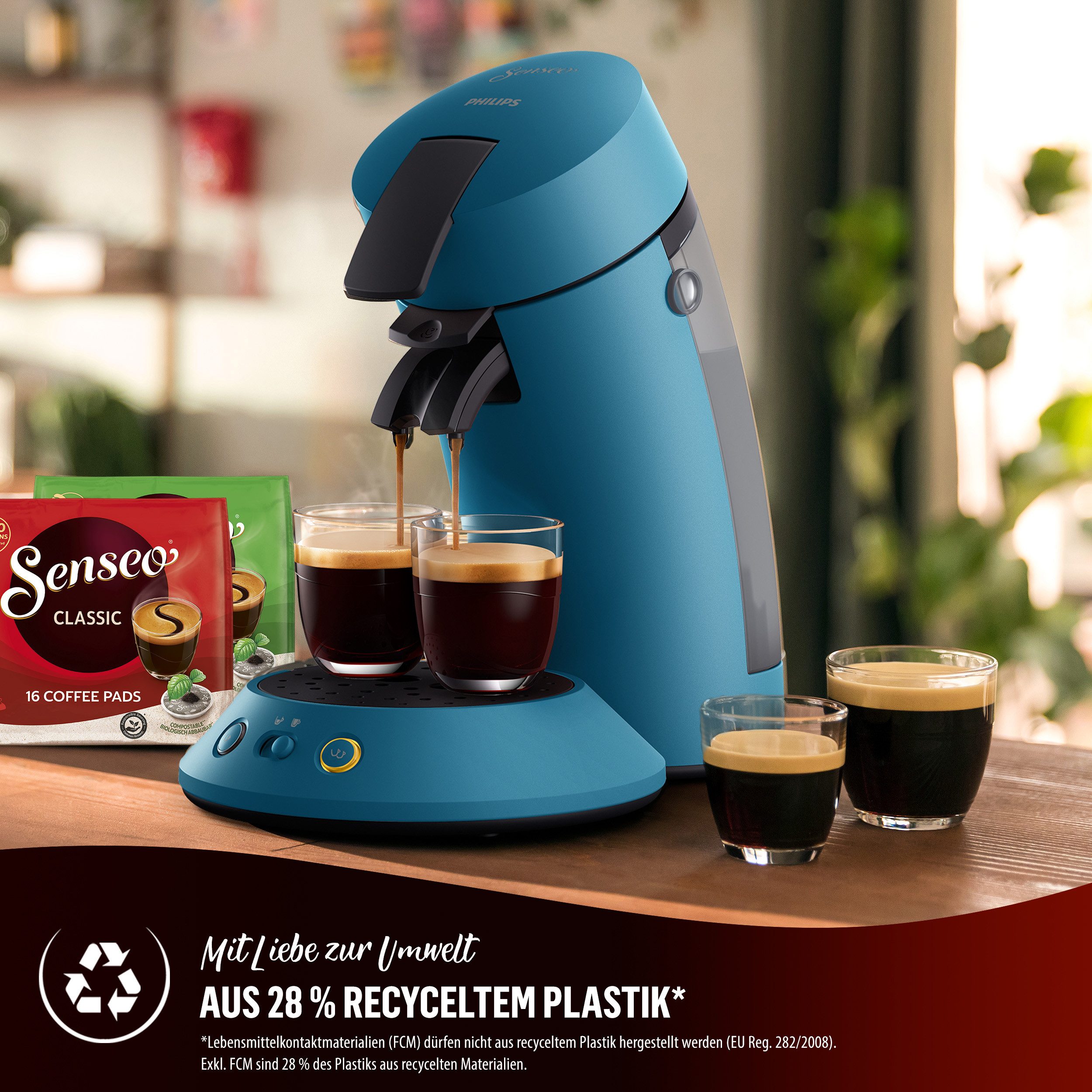 Senseo Koffiepadautomaat Original Plus CSA210/60, met twee koffie-instellingen