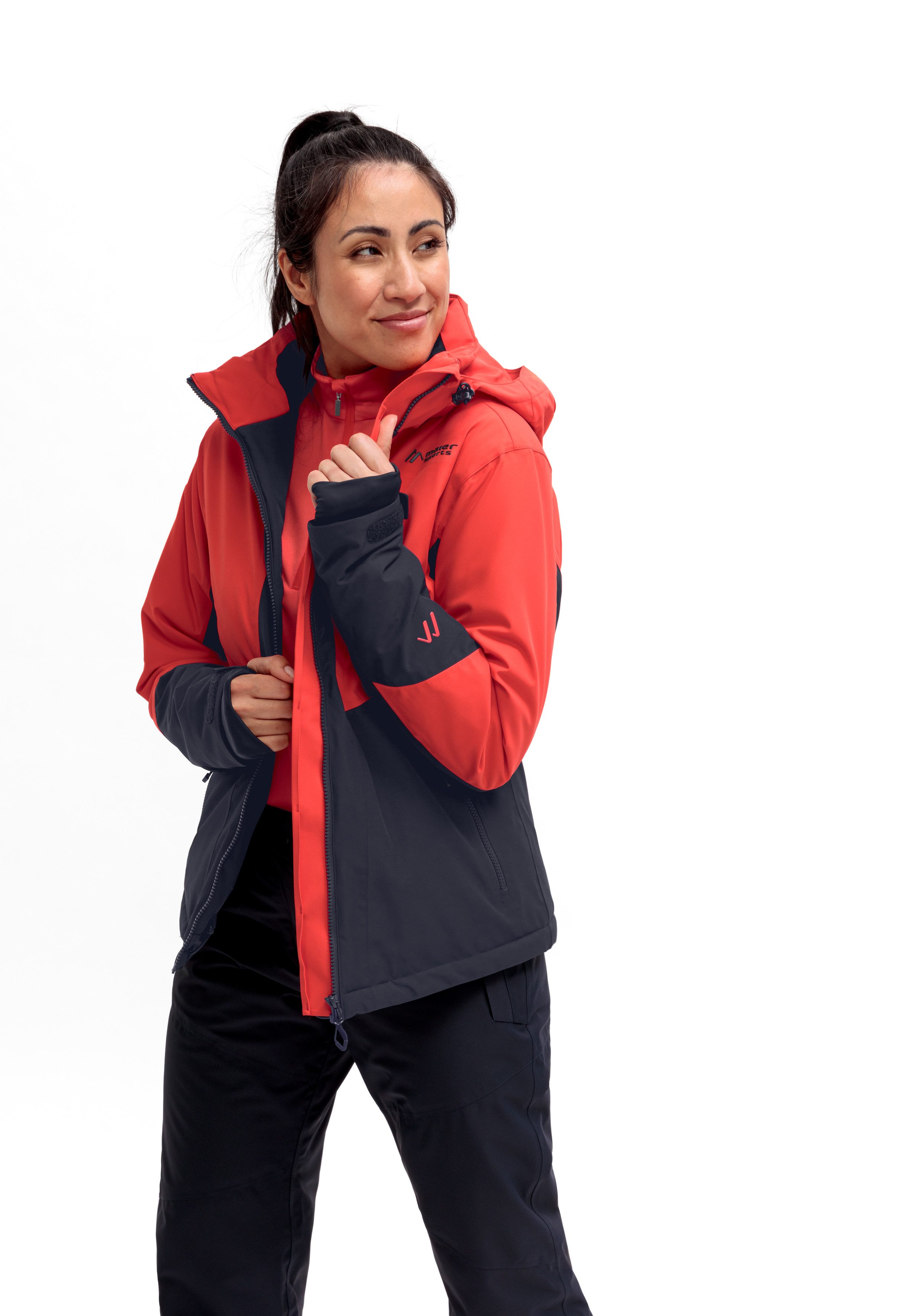 Maier Sports Ski-jack Campigna W Dames Winterjas waterdicht en ademend