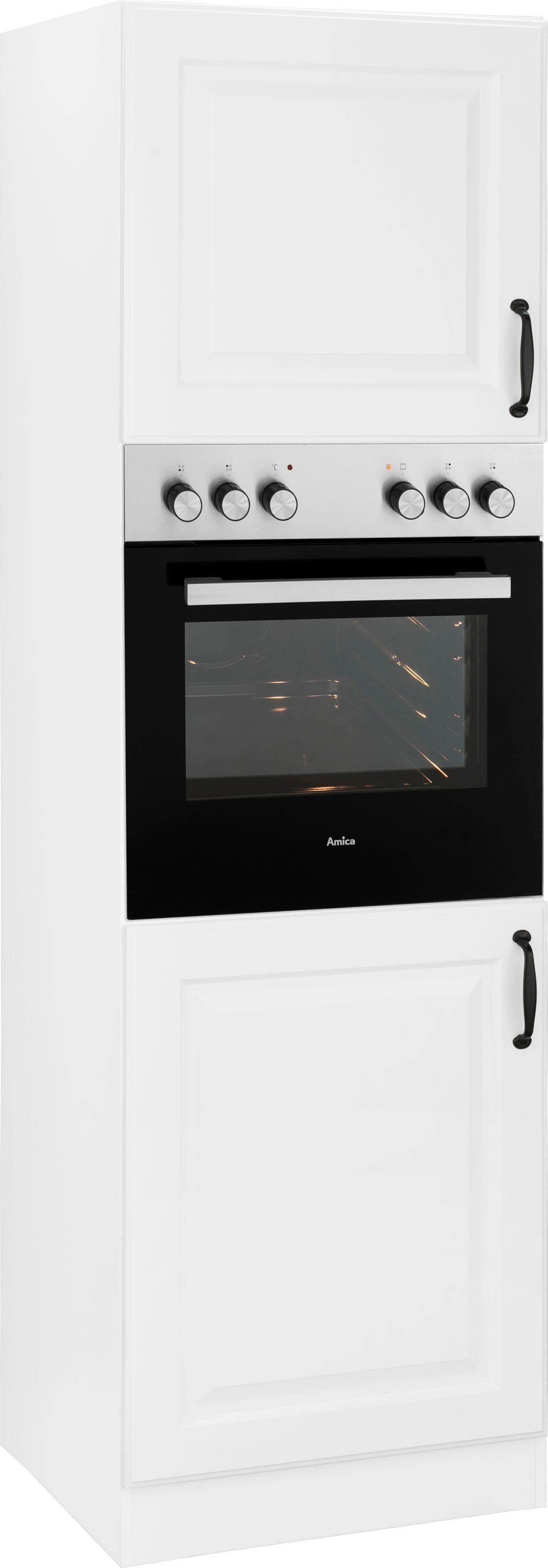 wiho Küchen Ovenombouwkast Erla 60 cm breed met vakkenfront