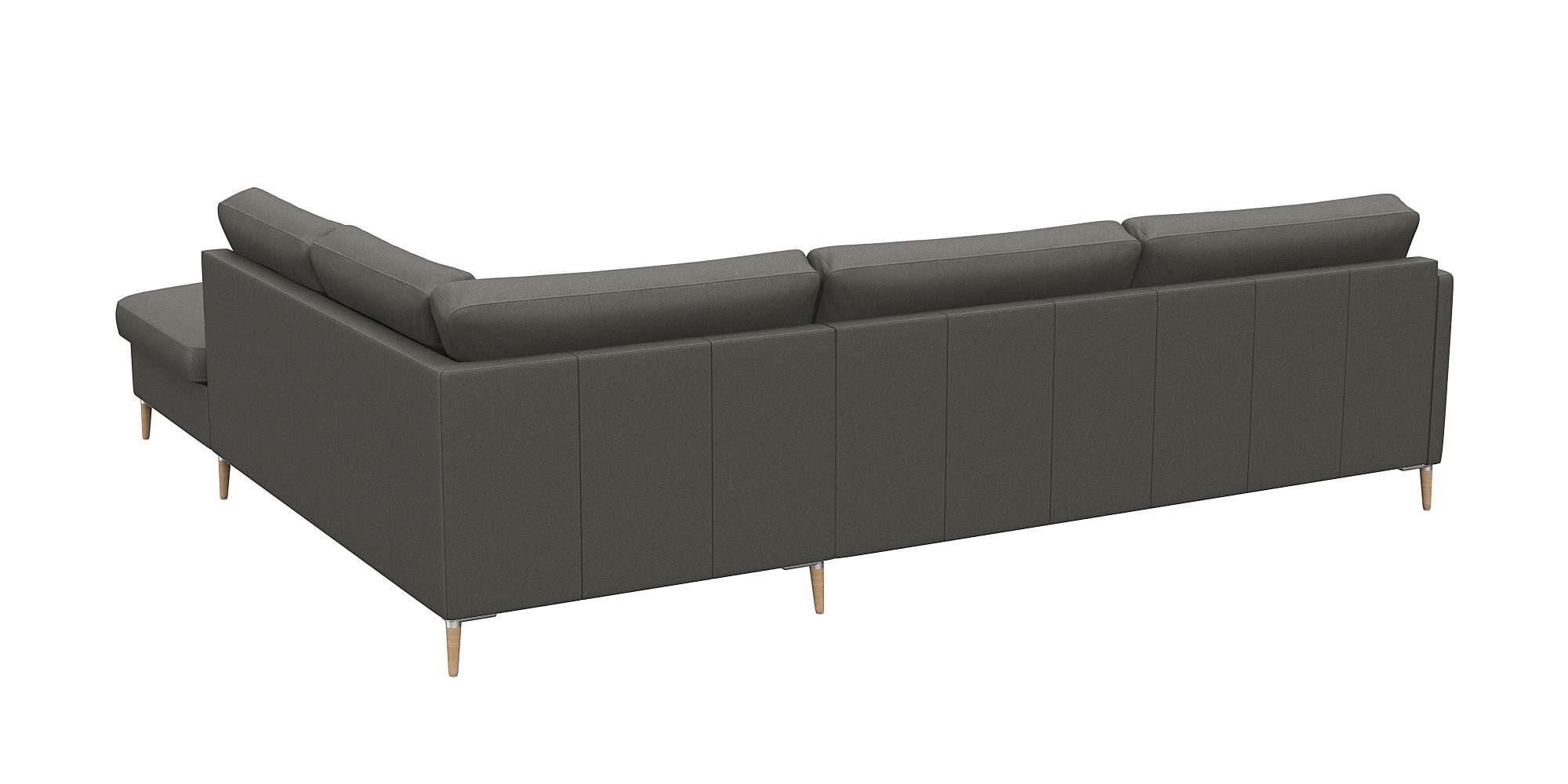 FLEXLUX Hoekbank Fiore, super zitcomfort door koudschuim in de zitting, L-vorm