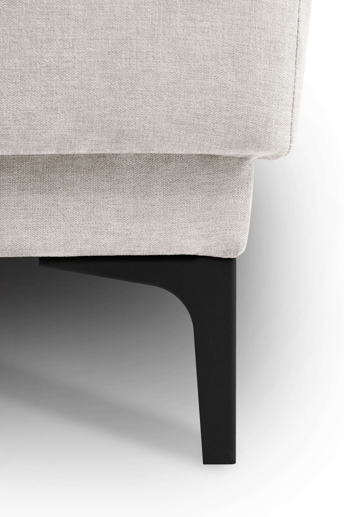 Places of Style Hoekbank Oland, structuur, platweefsel, luxe microvezel, bouclé
