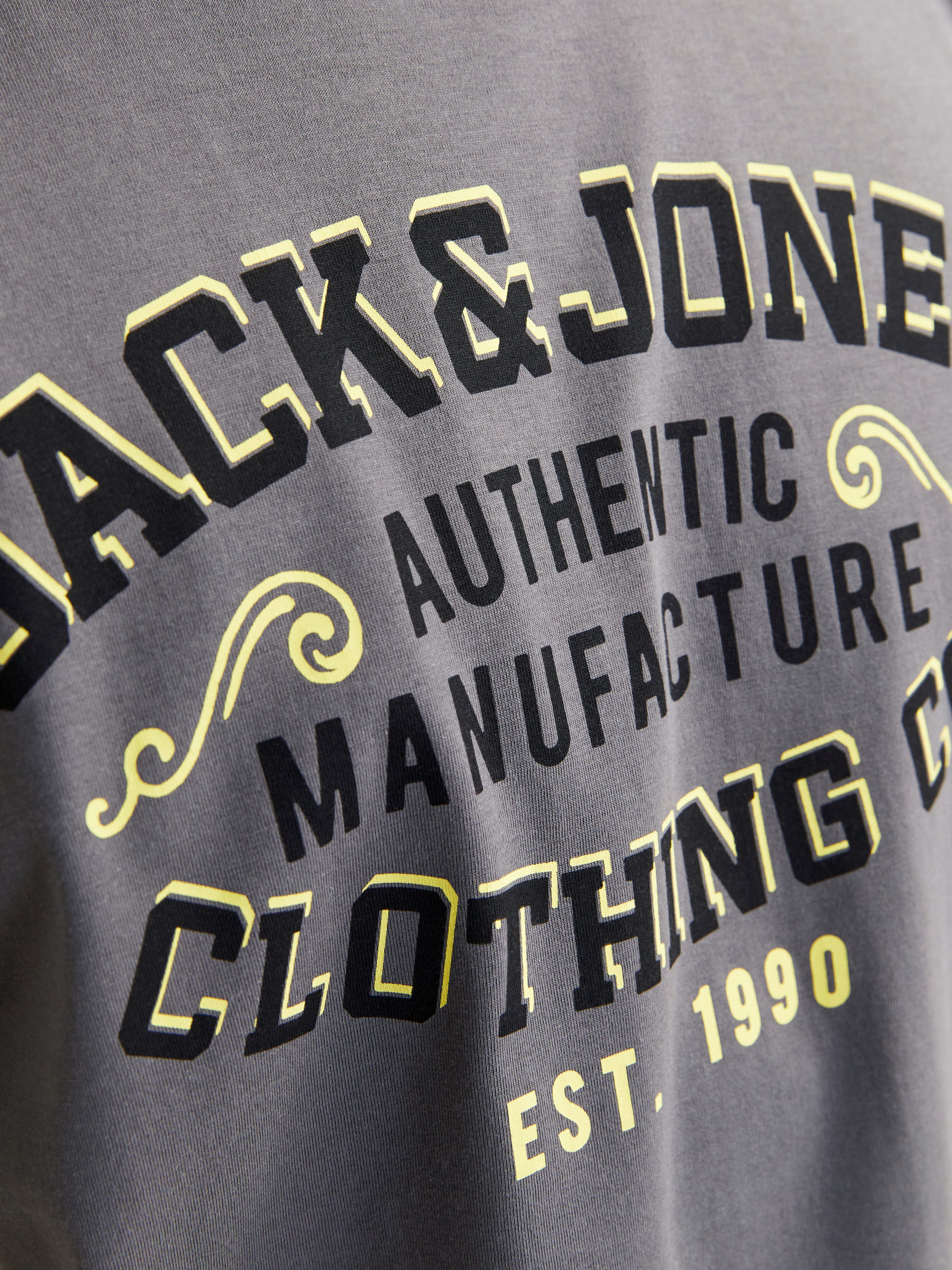 Jack & Jones Shirt met ronde hals JJELOGO TEE SS O-NECK 2 COL SS25 SN