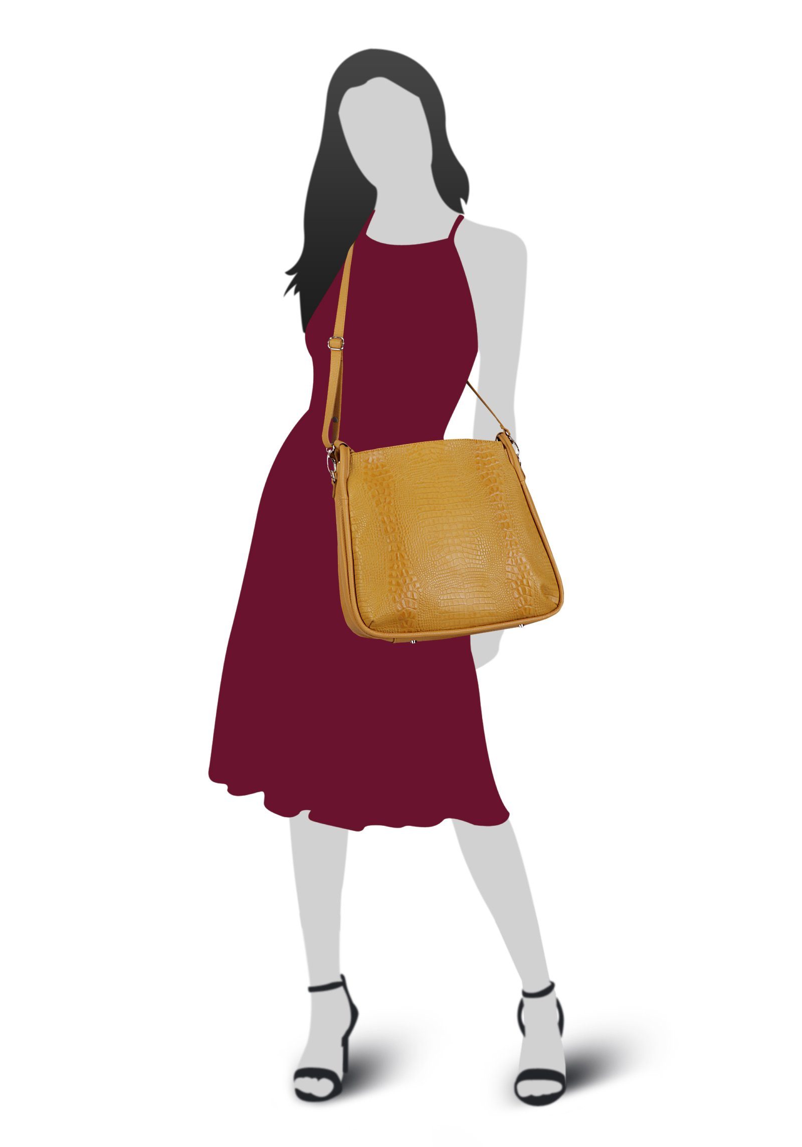 Samantha Look Shopper echt leer, made in italy