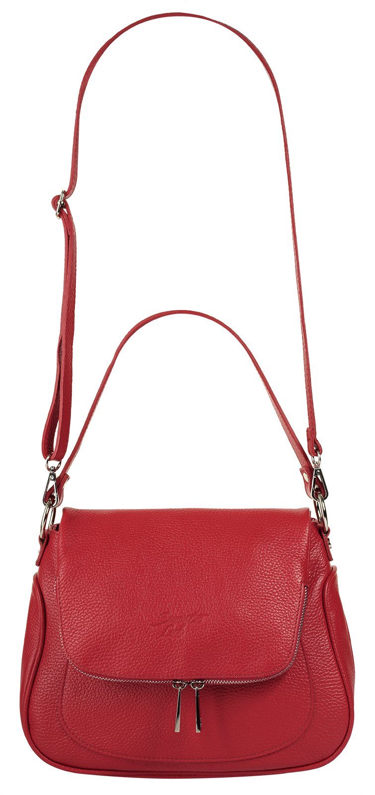 Samantha Look Schoudertas echt leer, made in italy