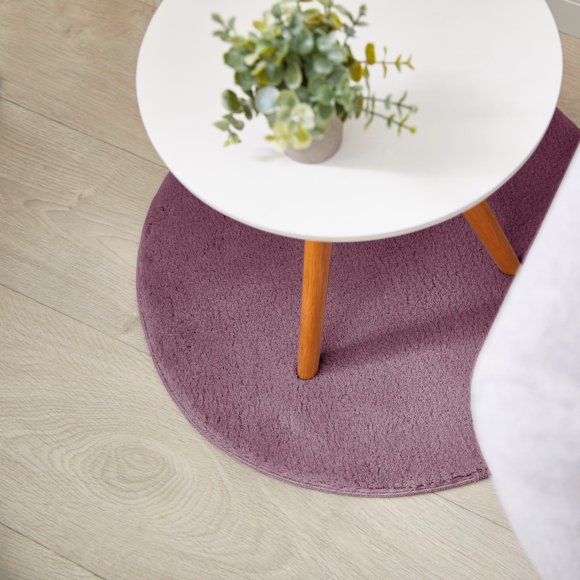 Andiamo Vloerkleed Arezzo Effen kleuren, zachte pool, wasbaar, ideaal voor de woonkamer en slaapkamer
