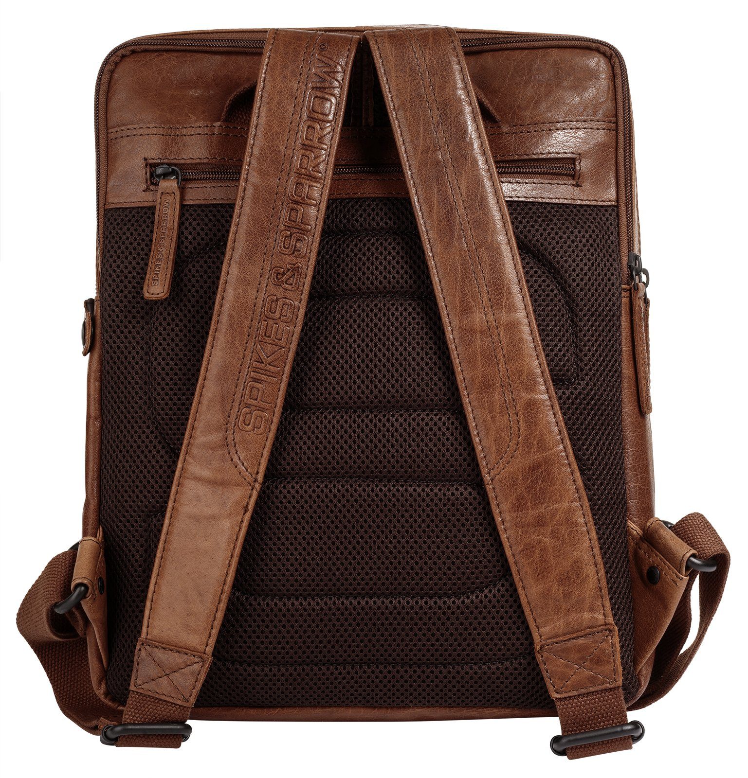 Spikes & Sparrow Laptoprugzak echt leder