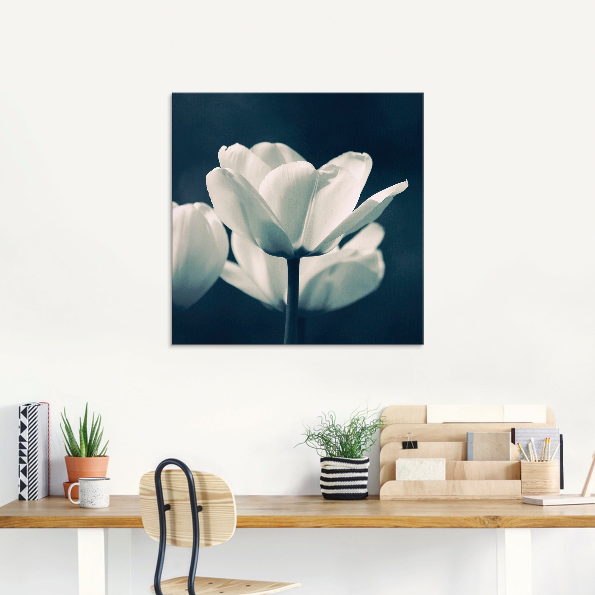 Artland Print op glas Blue velvet in verschillende maten