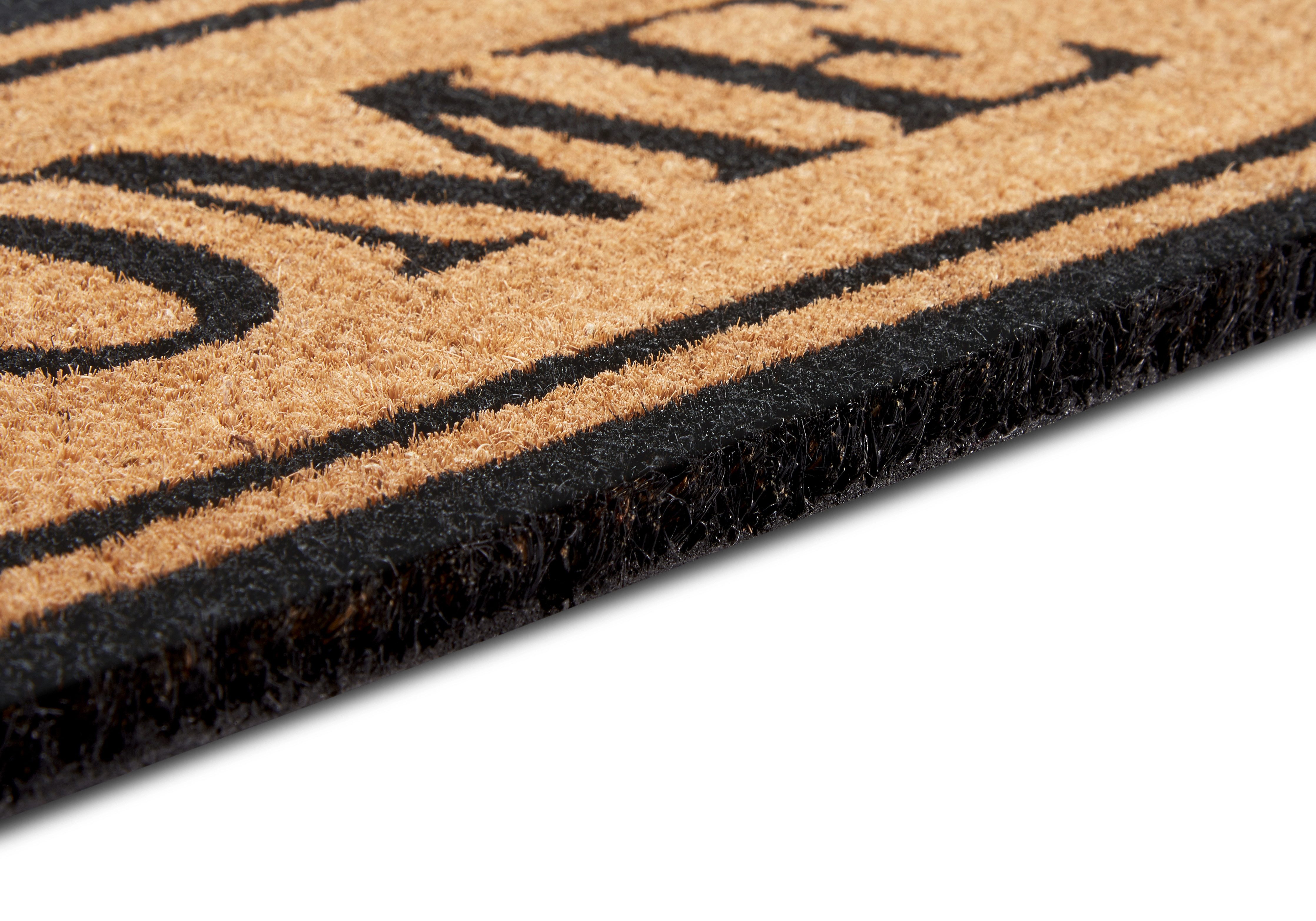 HANSE Home Mat Mix Mats Kokos Wide Home Border Kokos, vuilopvangmat, outdoor, antislip, binnen, kokosmat, gang