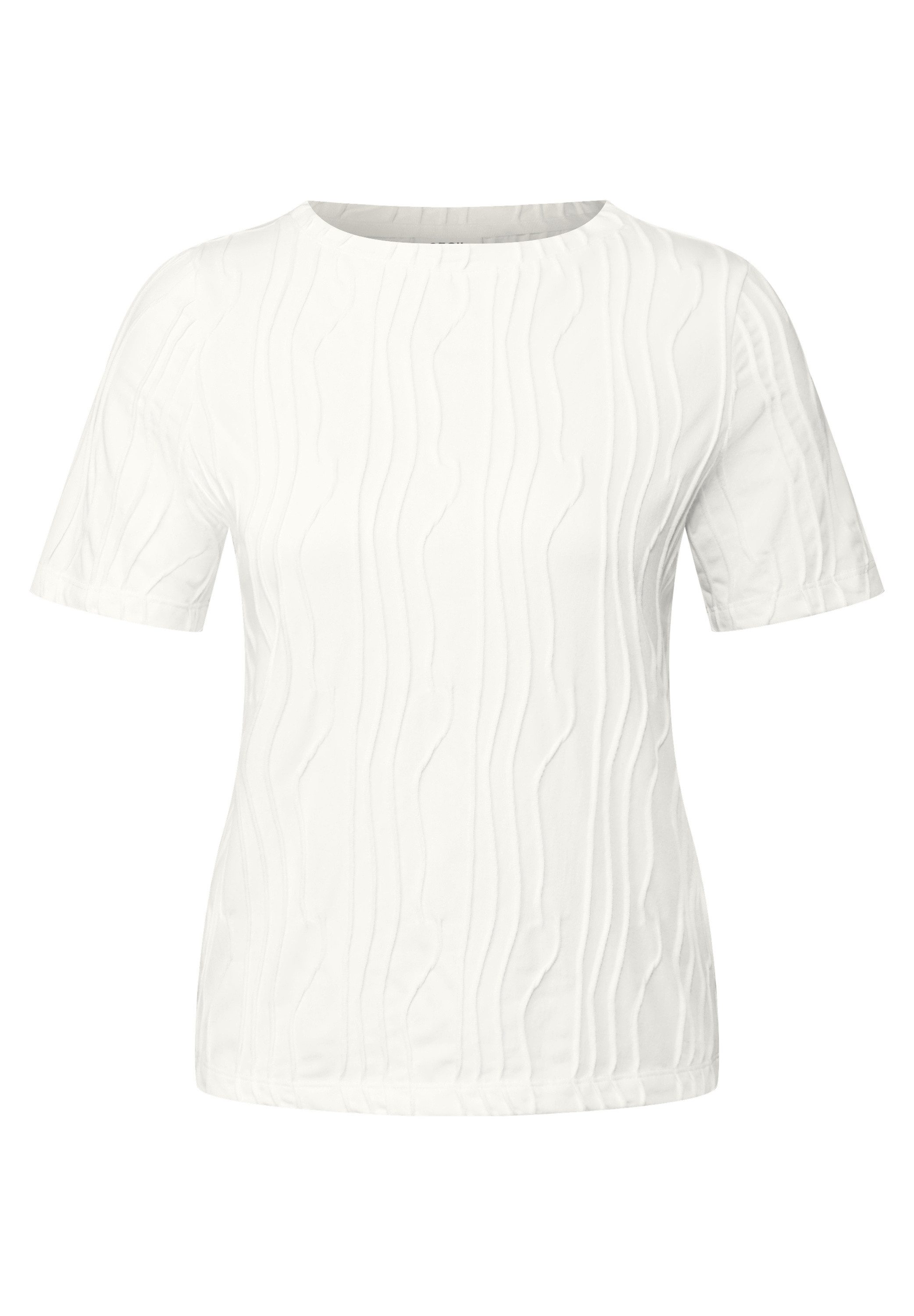 Cecil T-shirt met structuur