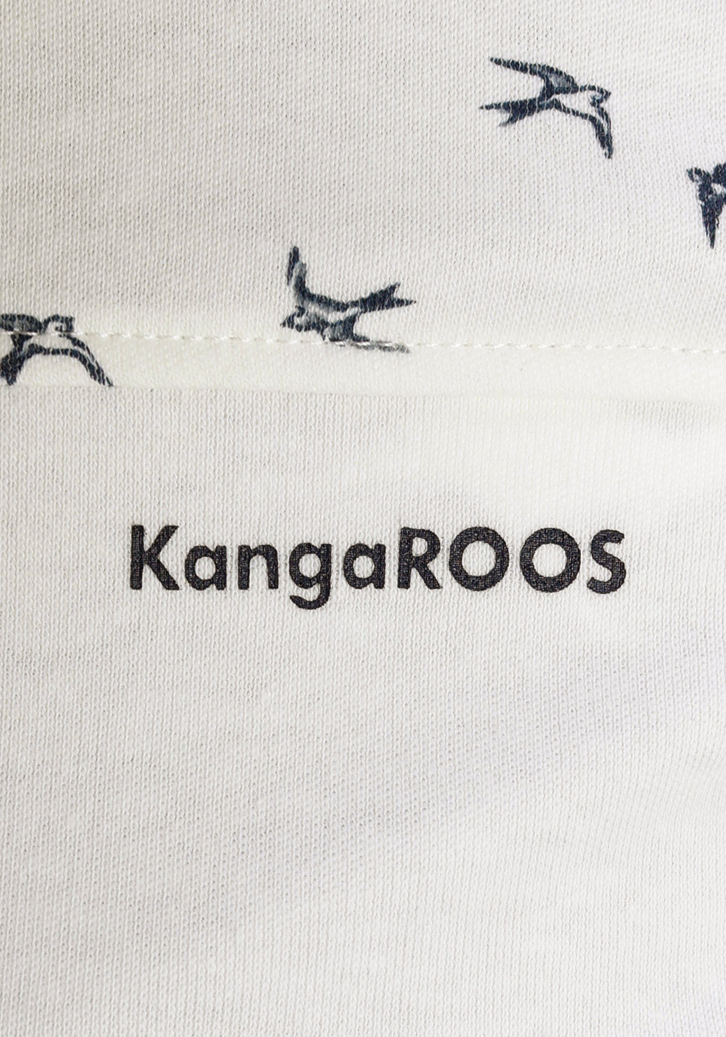 KangaROOS Capuchonsweatvest met filigraan print
