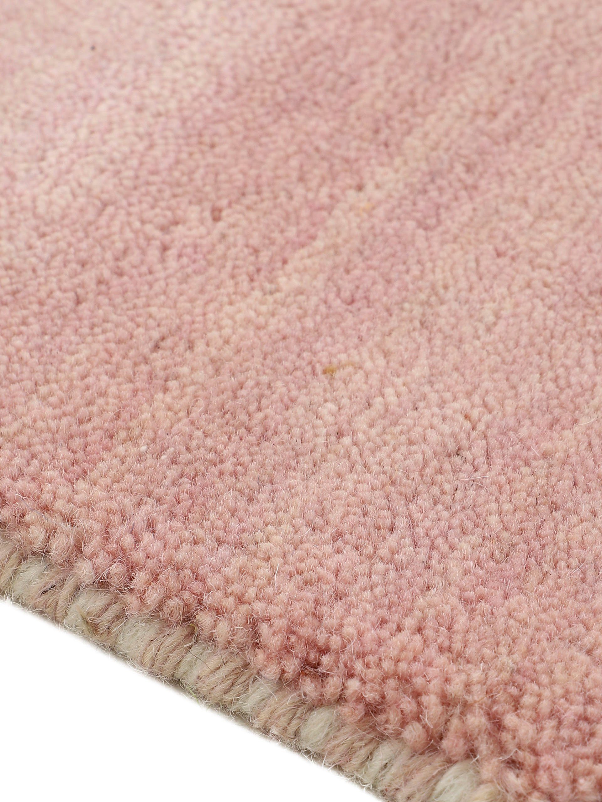carpetfine Wollen kleed Gabbeh Uni, ook als loper verkrijgbaar