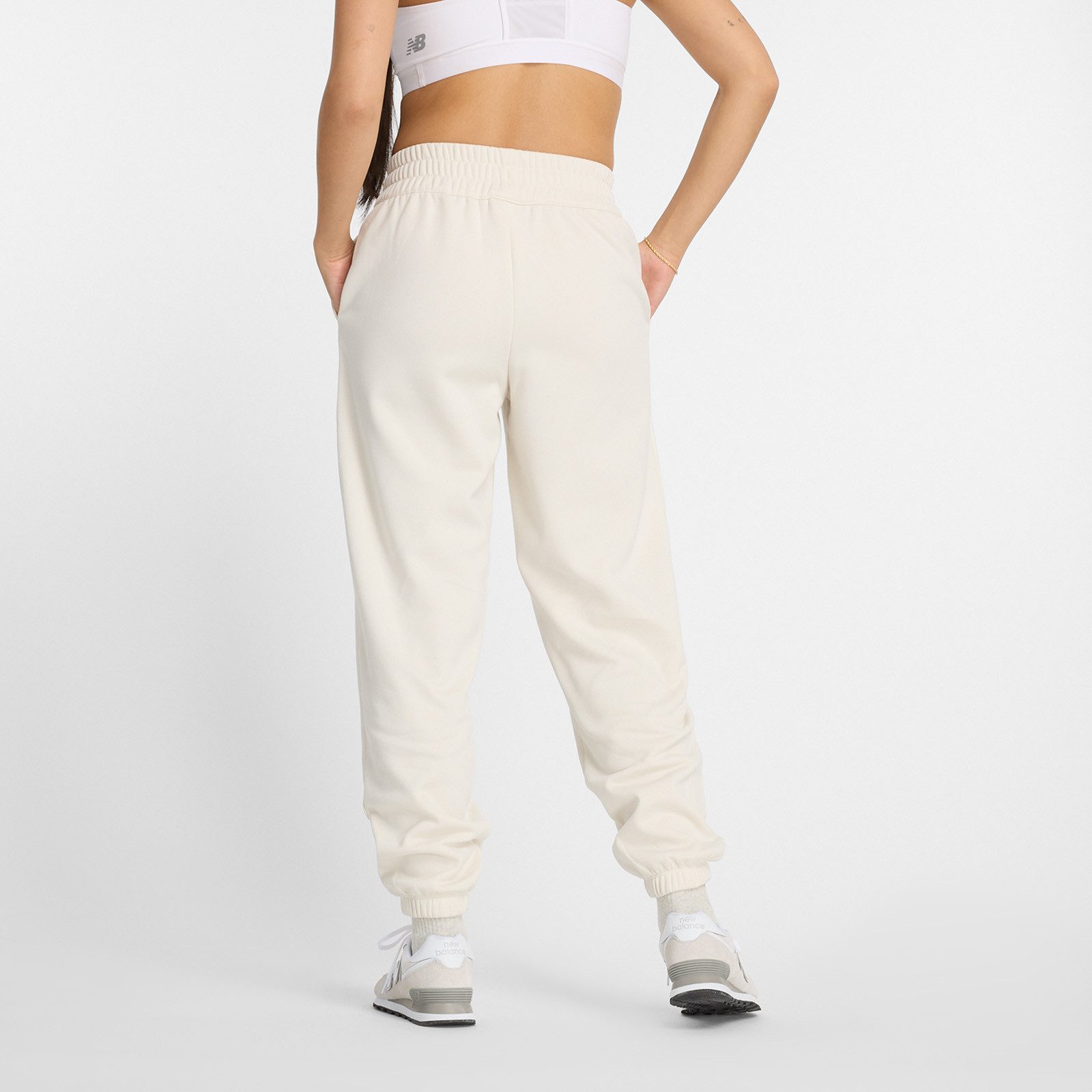 New Balance Joggingbroek Performance Fleece Jogger PEARL GREY
