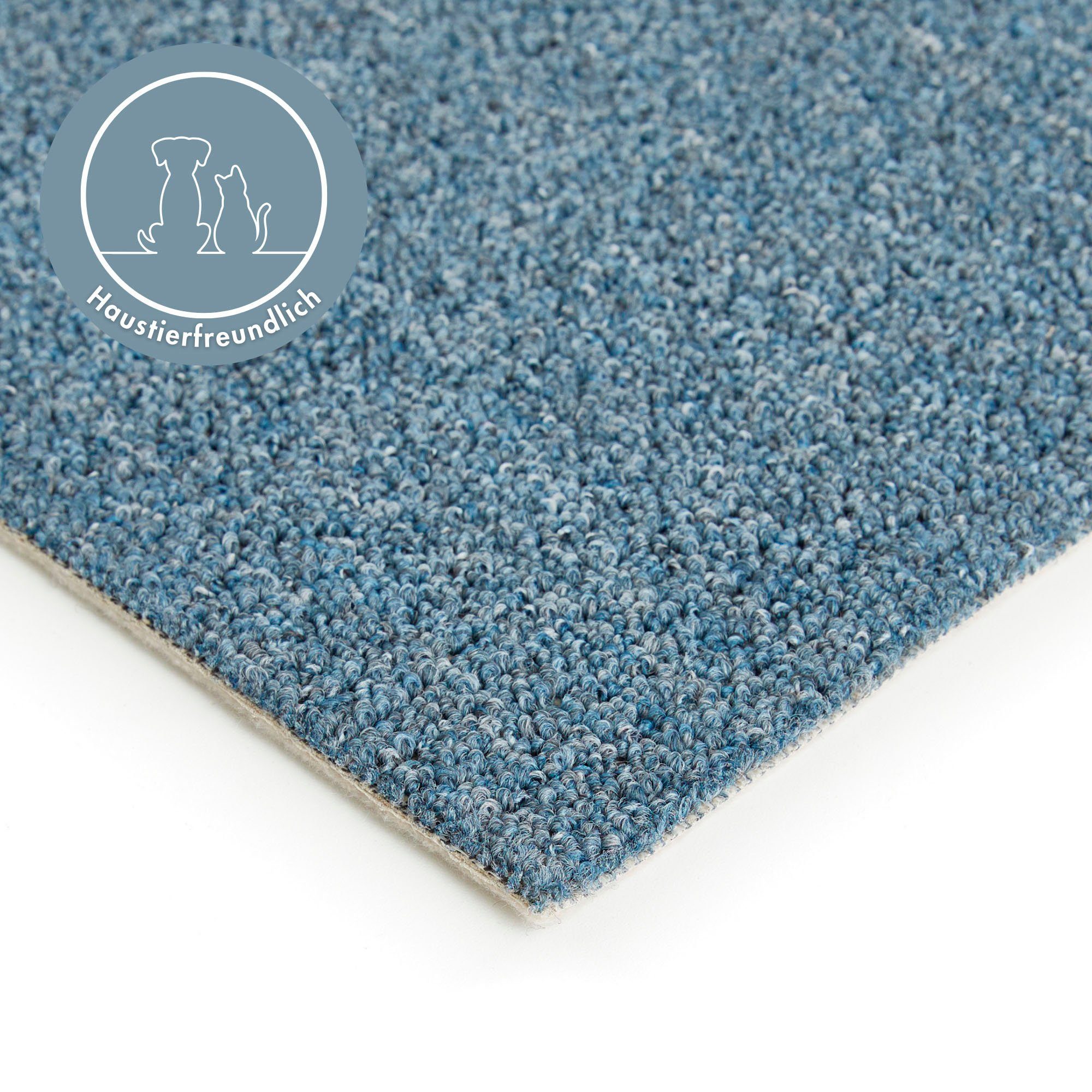 Andiamo Tapijt Luton, Feinschlinge, Made in Netherlands gemêleerd, breedte 400 cm of 500 cm, slijtvast & onderhoudsvriendelijk