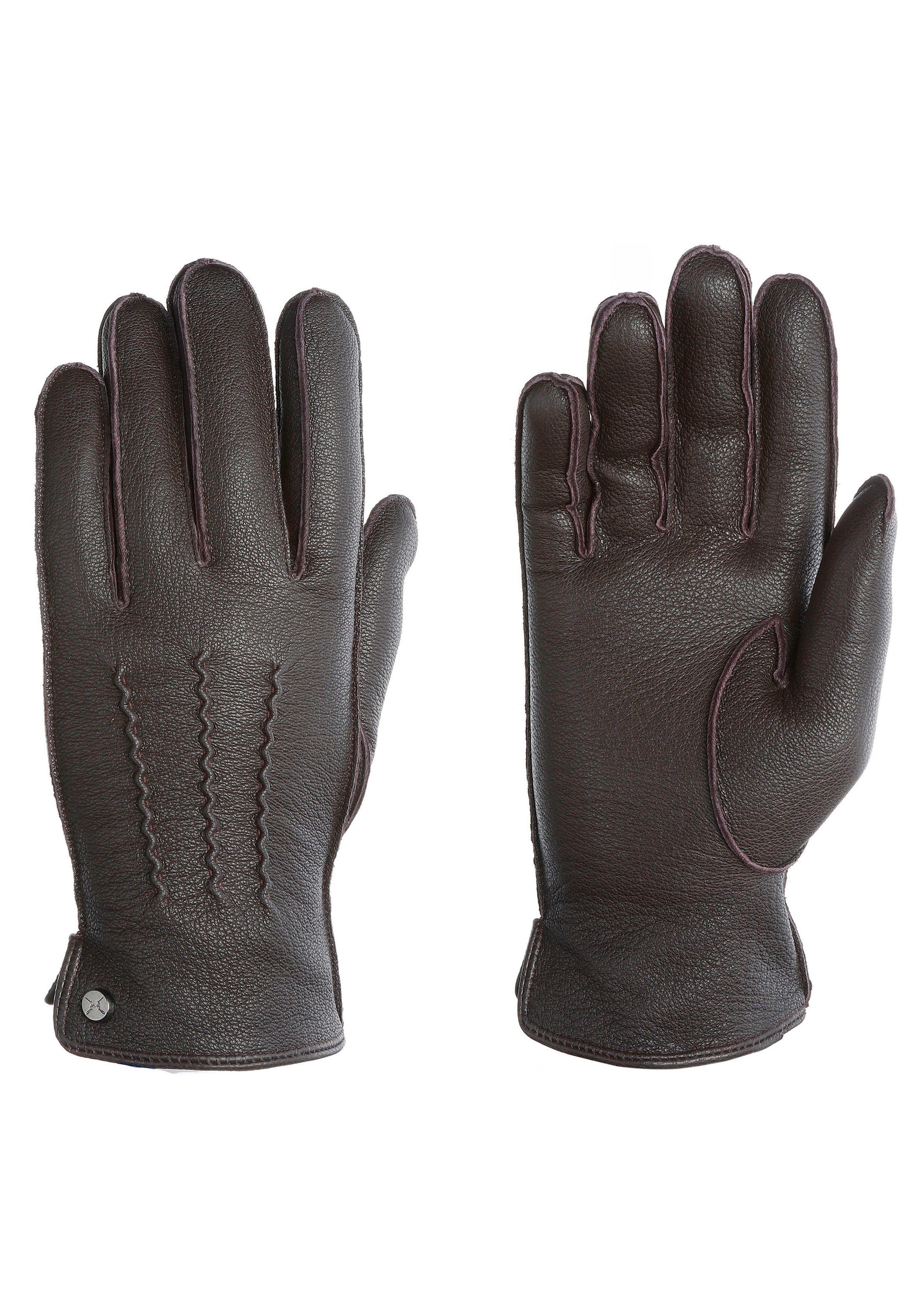 PEARLWOOD Leren handschoenen Luke Ademend, temperatuurregulerend, wind- en waterafstotend