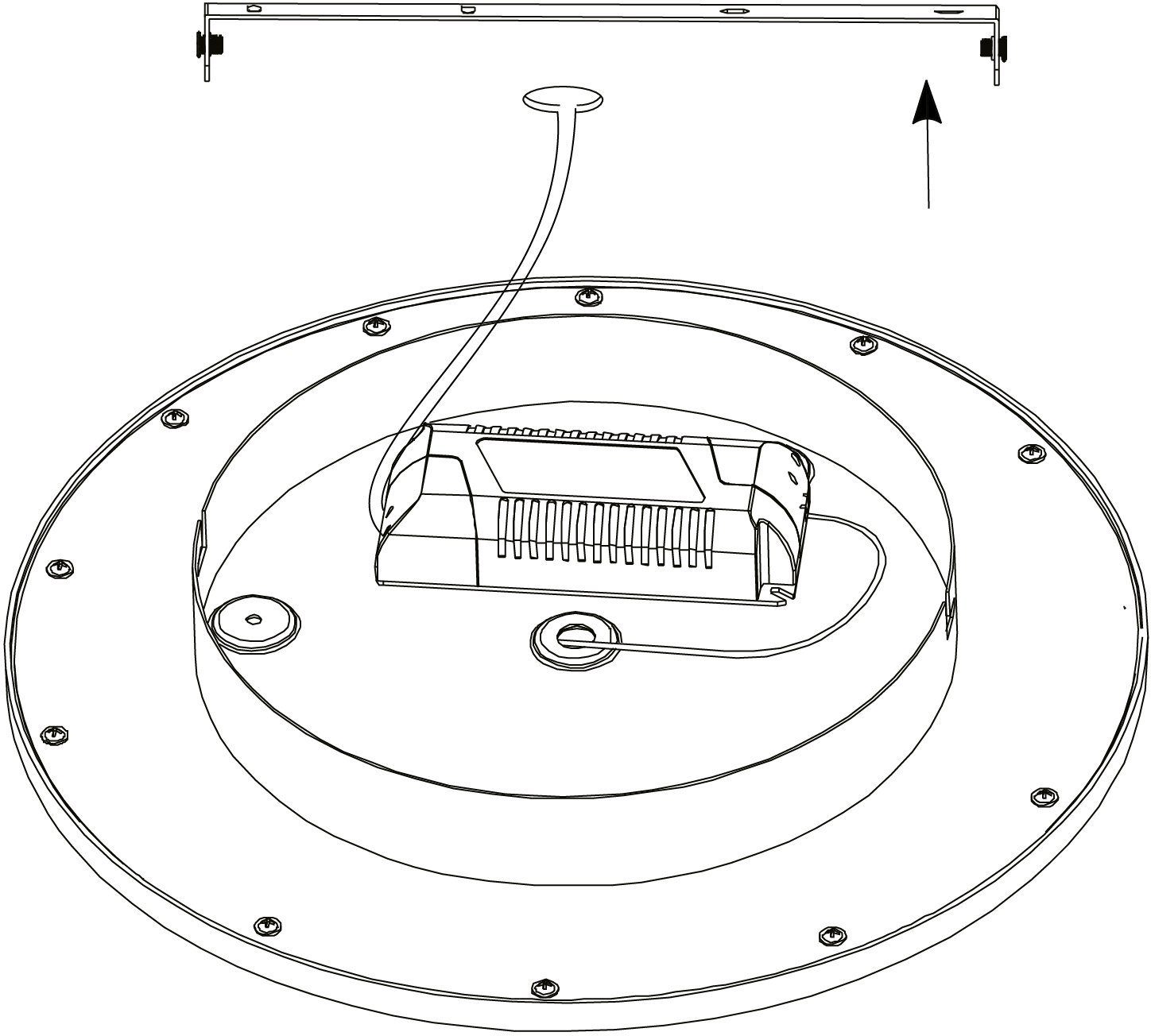 EGLO Plafondlamp SARSINA-C EGLO CONNECT, bediening via app + afstandsbediening, BLE, CCT, RGB (1 stuk)