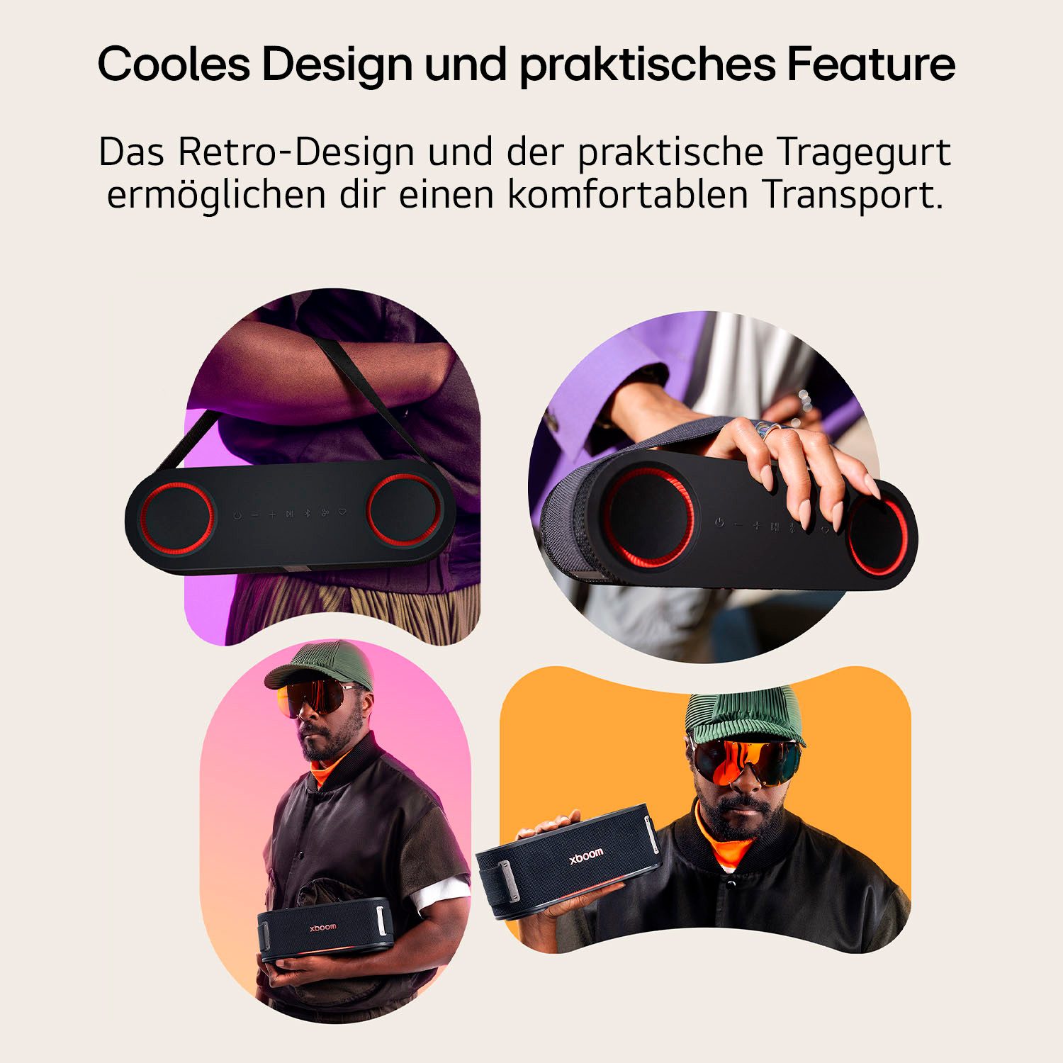 LG Bluetoothluidspreker Xboom BOUNCE