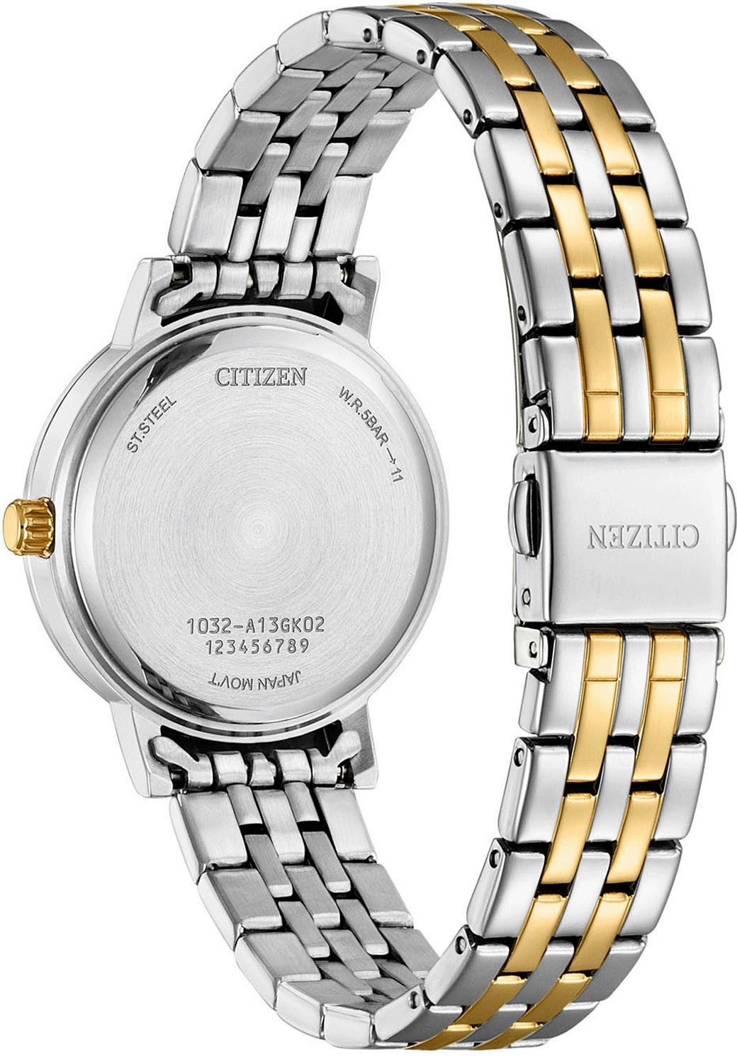 Citizen Kwartshorloge Horloge, dameshorloge, stalen band, analoog
