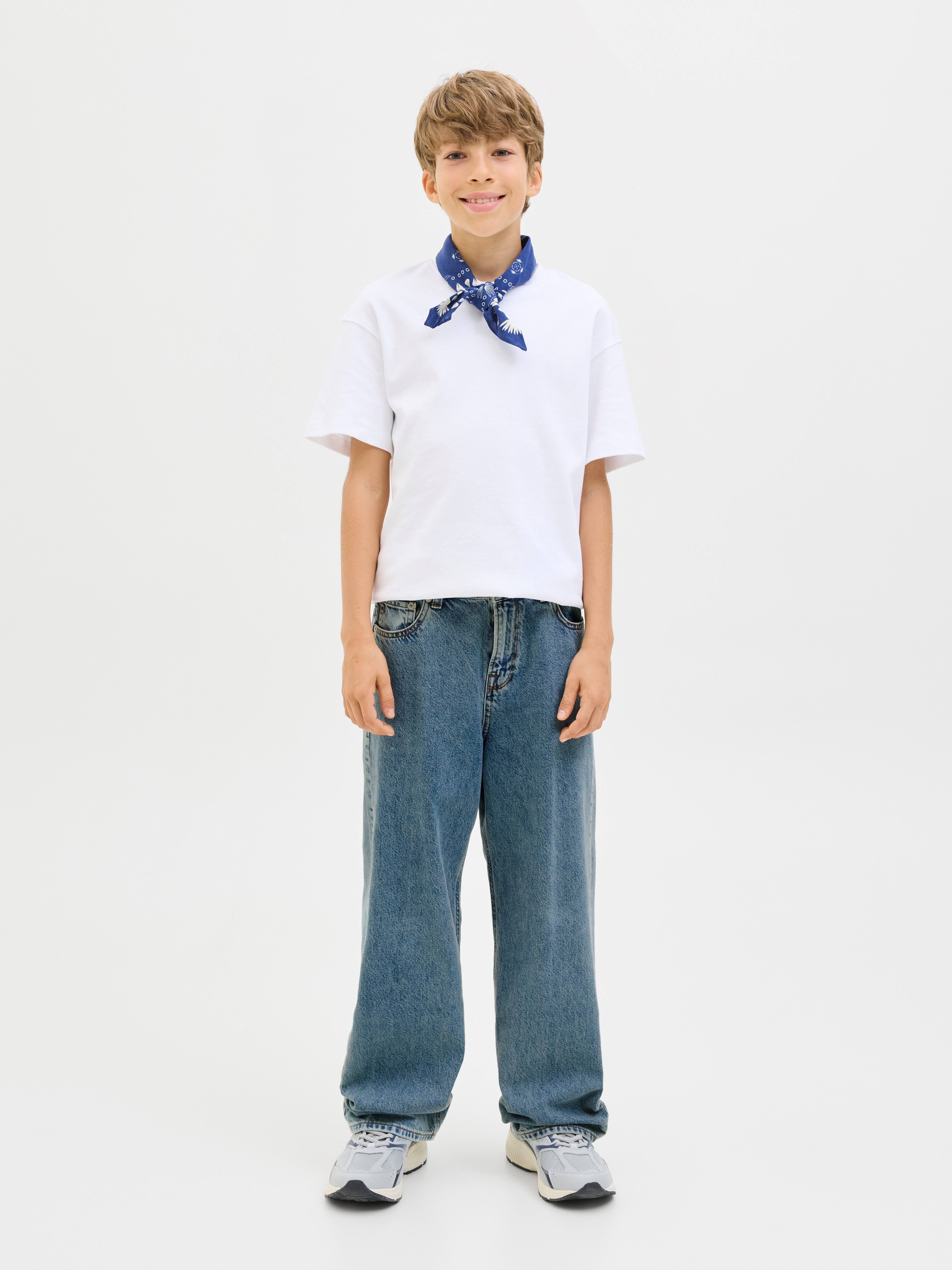 Jack & Jones Junior Relax fit jeans JJIALEX JJORIGINAL SQ 066 SN JNR