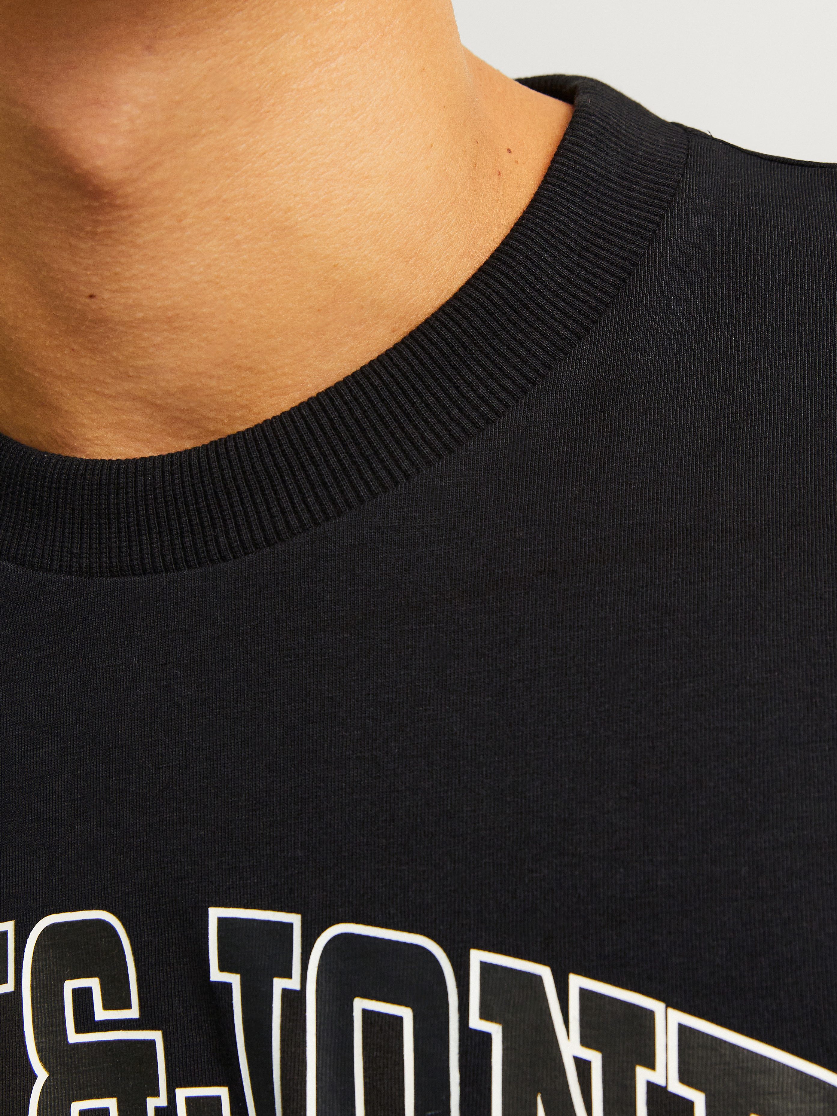 Jack & Jones Shirt met ronde hals JJECALEB VARSITY TEE SS O-NECK NOOS