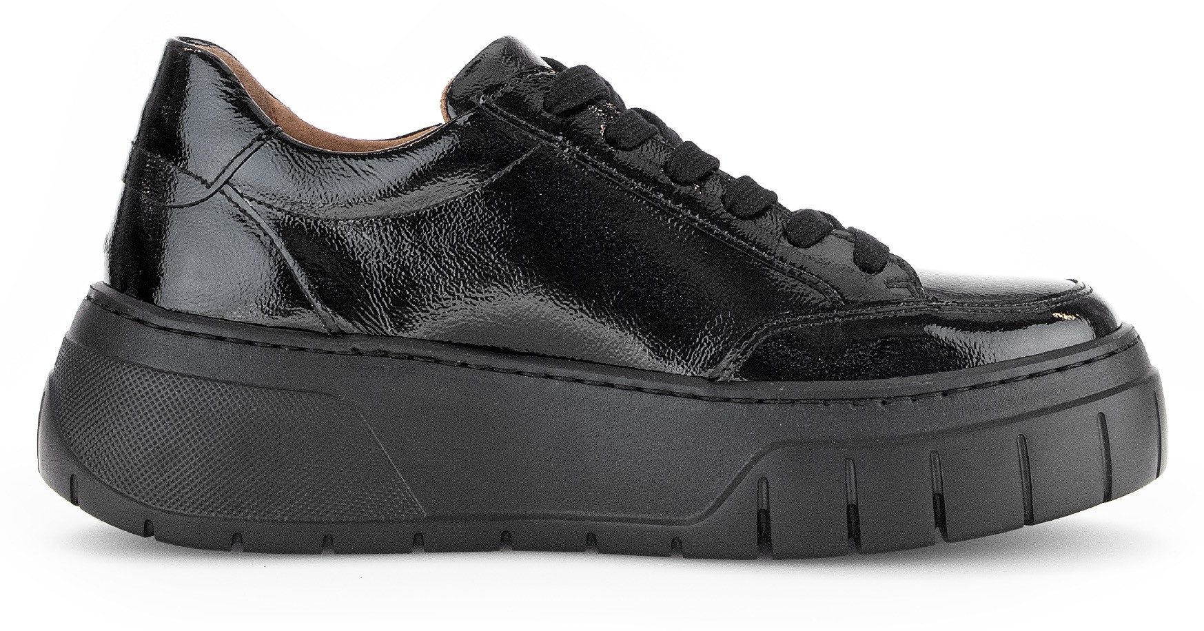 Gabor Plateausneakers , vrijetijdsschoen, lage schoen, veterschoen met modieuze plateauzool