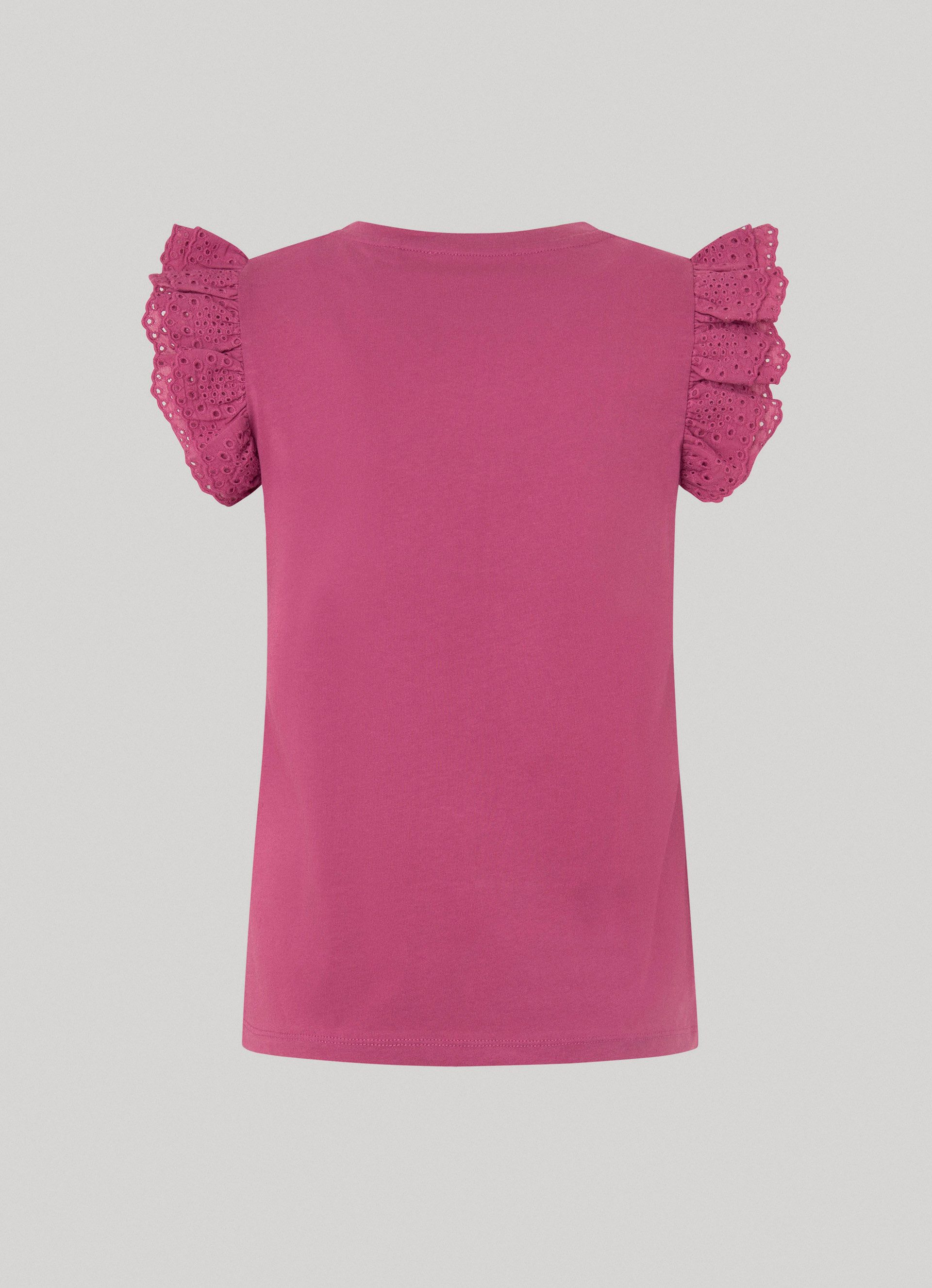 Pepe Jeans T-shirt Lindsay met ruches